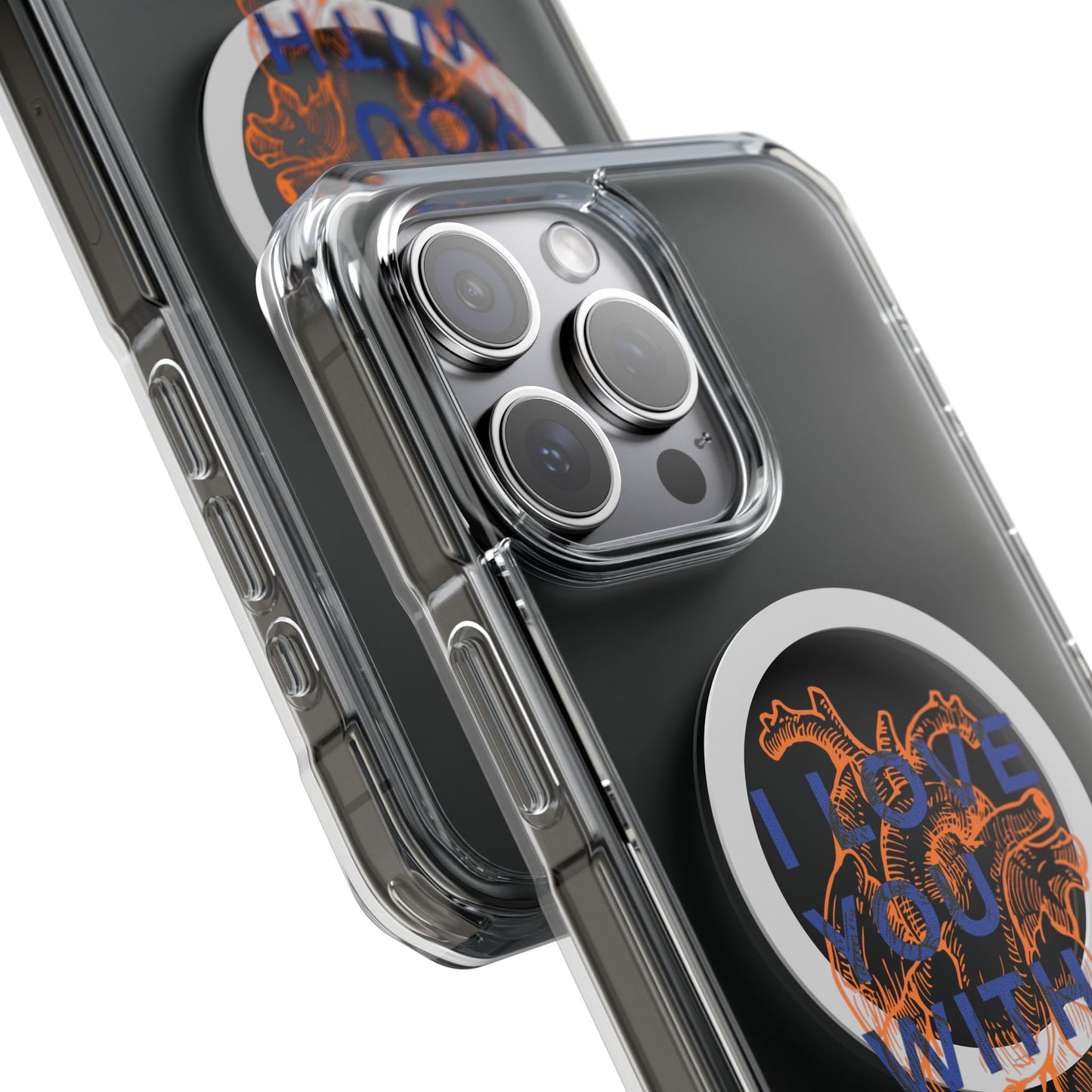 All My Heart Anatomical Art Magnetic Clear Impact case
