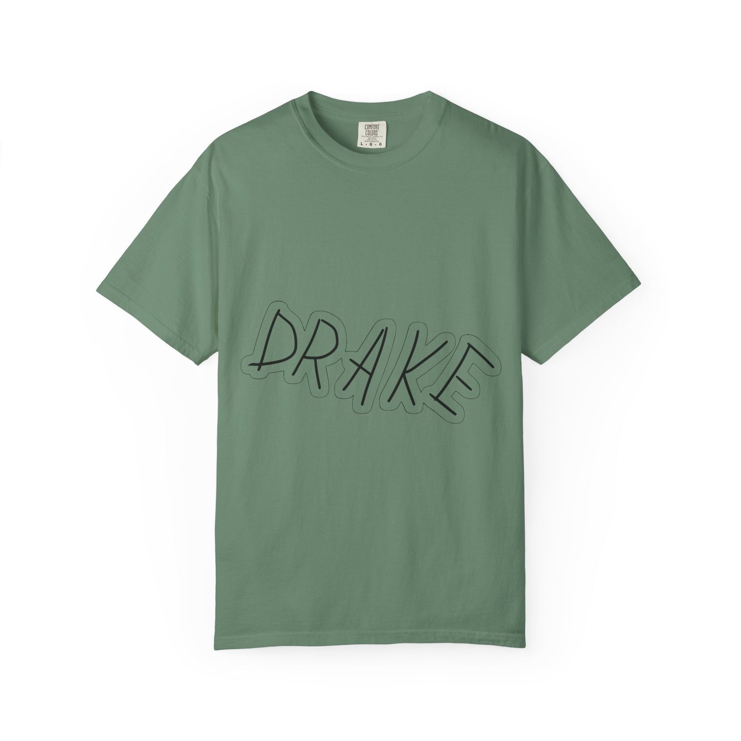 Dra-ke Graffiti Script Dyed Tshirt