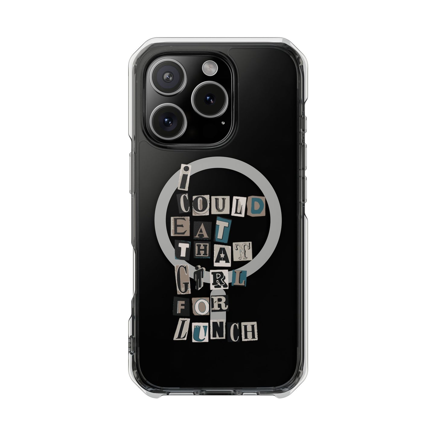 Mixed Message Collage Magnetic Clear Impact Case