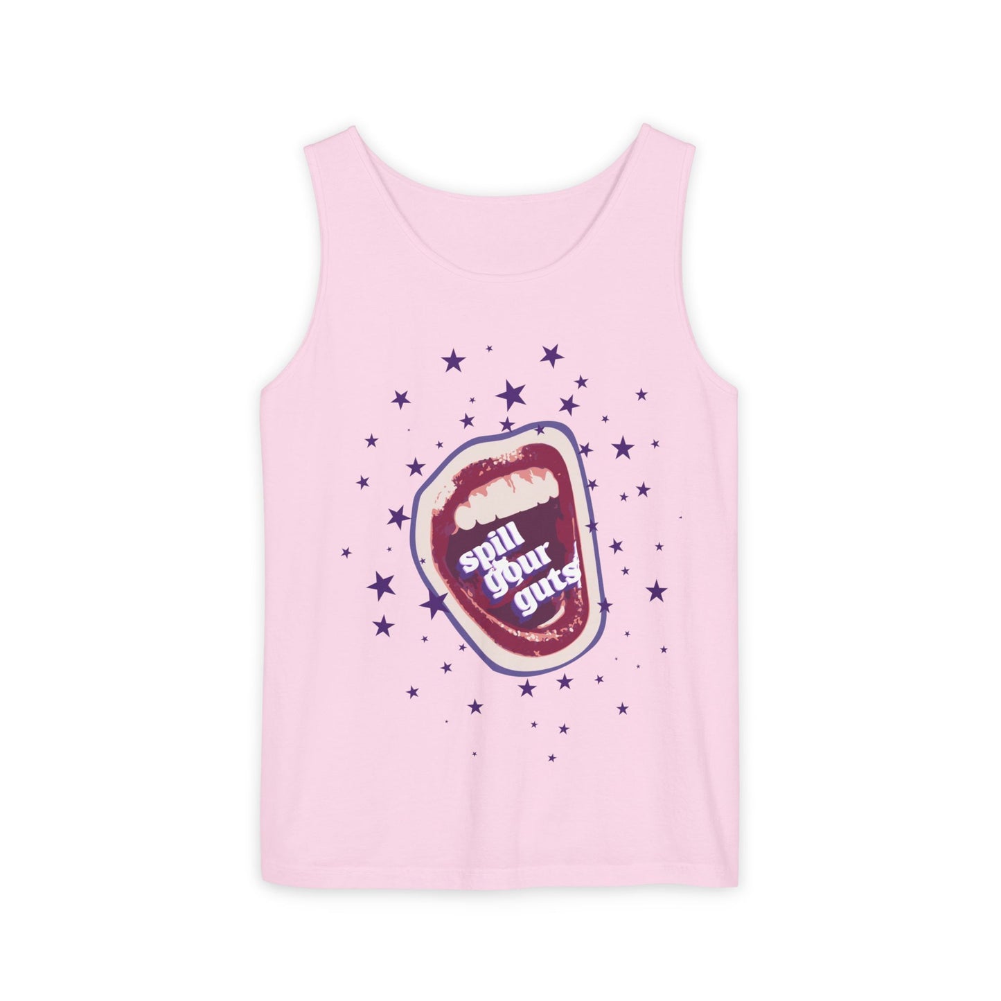 Spill Your Guts Scream-Dyed Tank Top