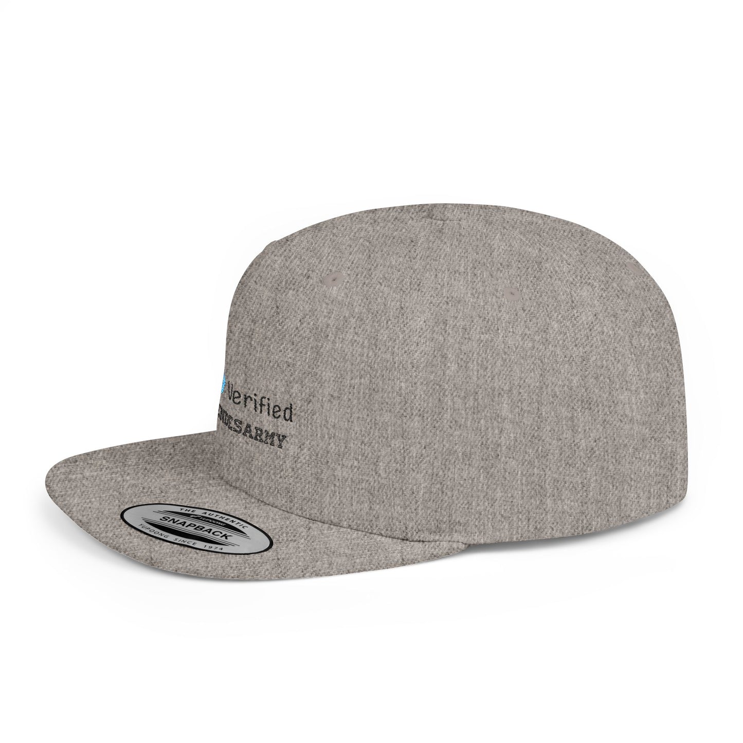 Verified Soul Flat Bill Snapback Cap