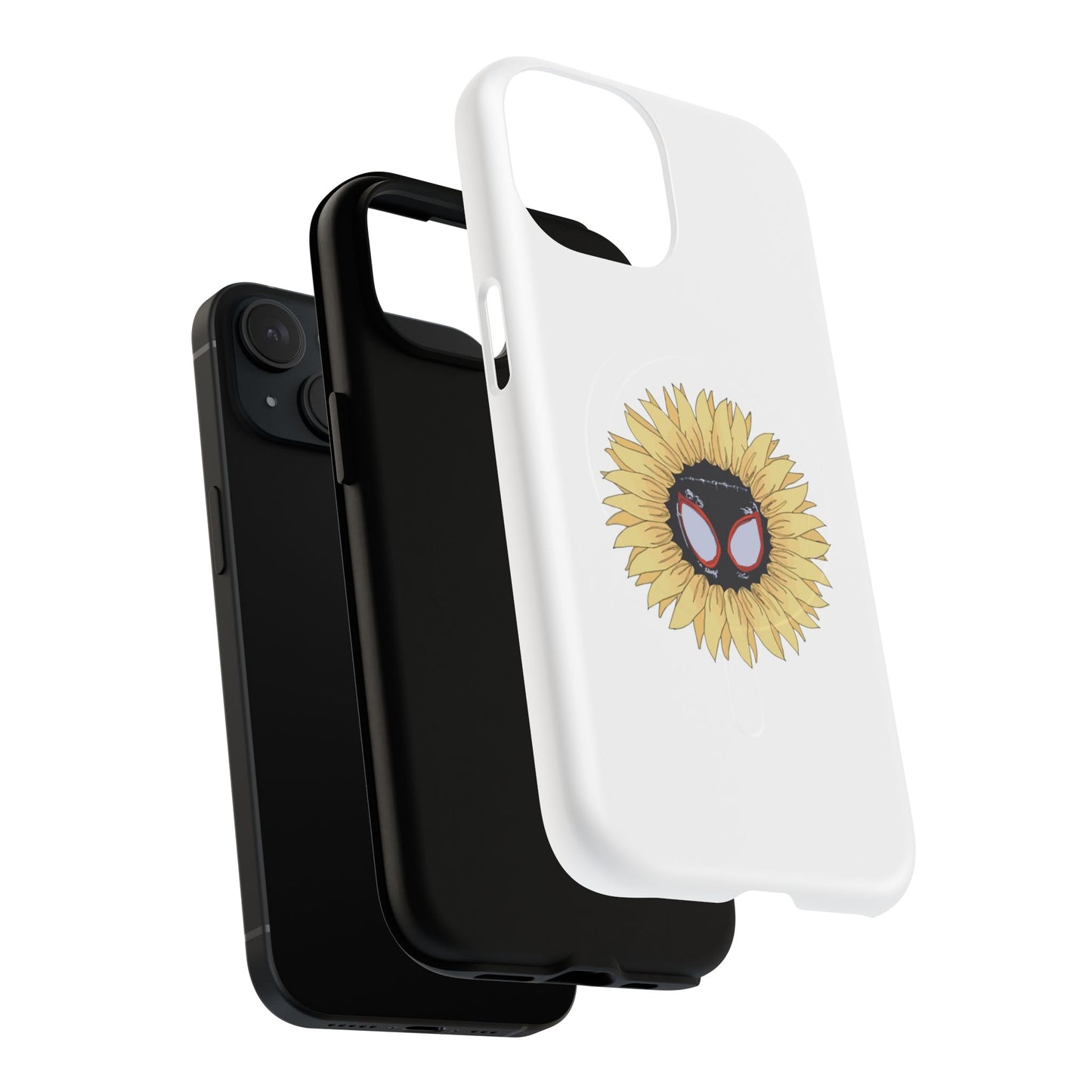 Sunflower Mask Illustration Tough Magnetic Case