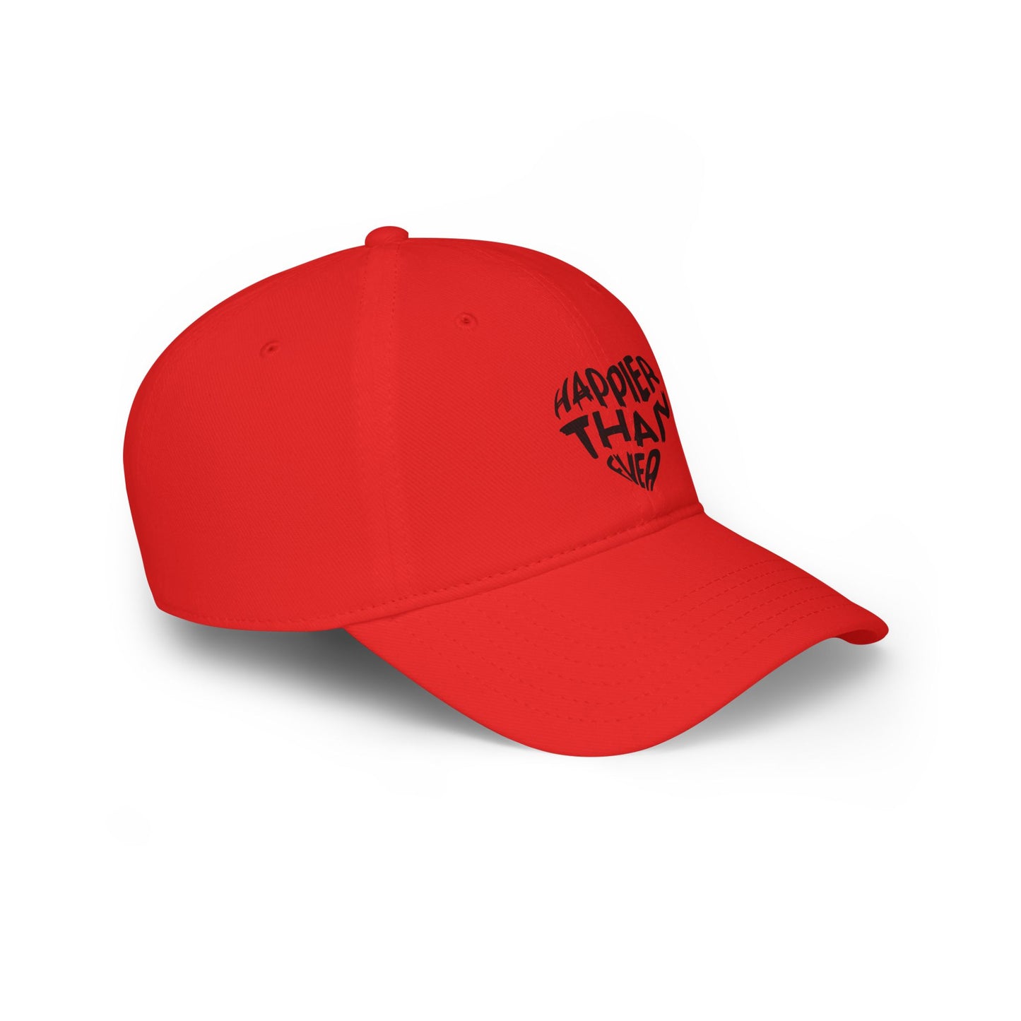 Happier Heart Lettering Baseball Cap