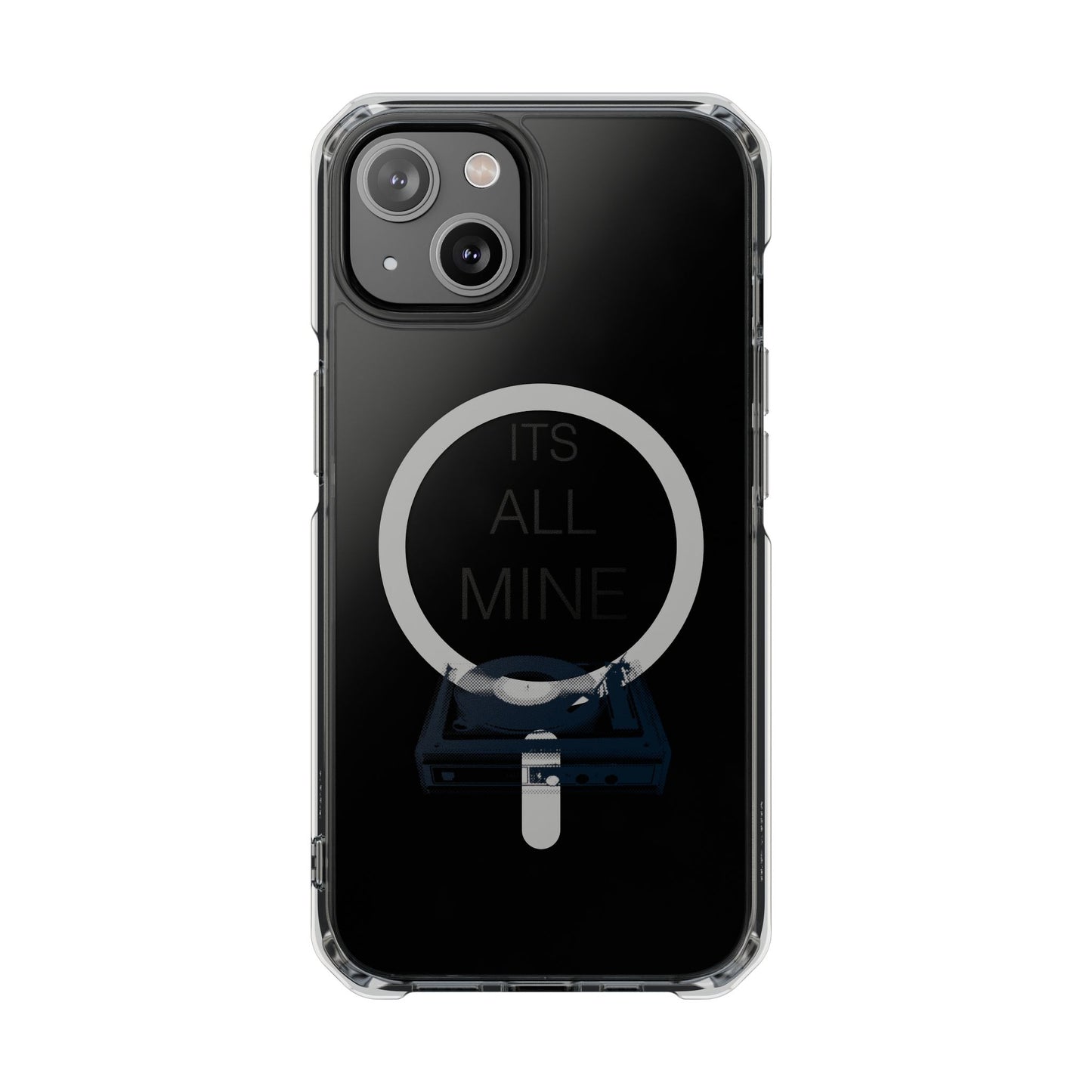 Spin It Retro Magnetic clear Impact Case