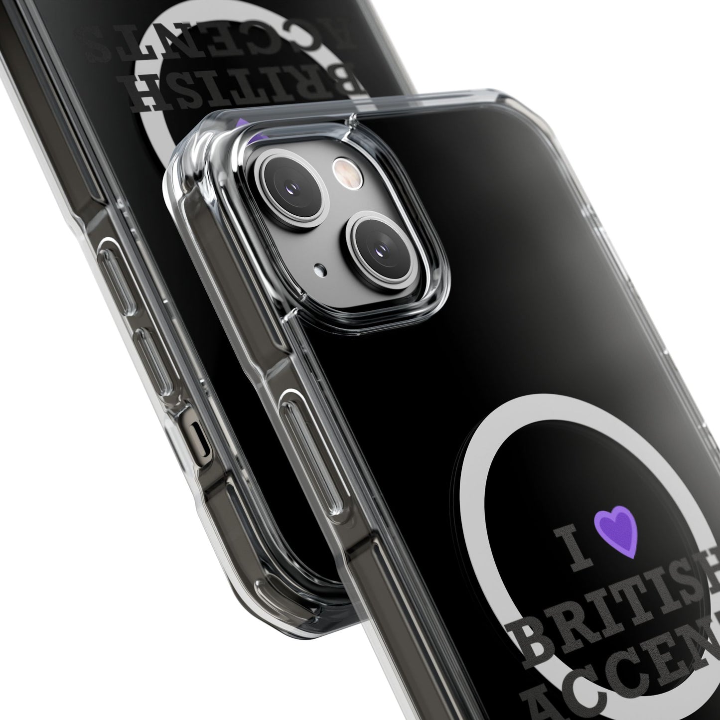 I Love British Accents Magnetic Clear Impact Case