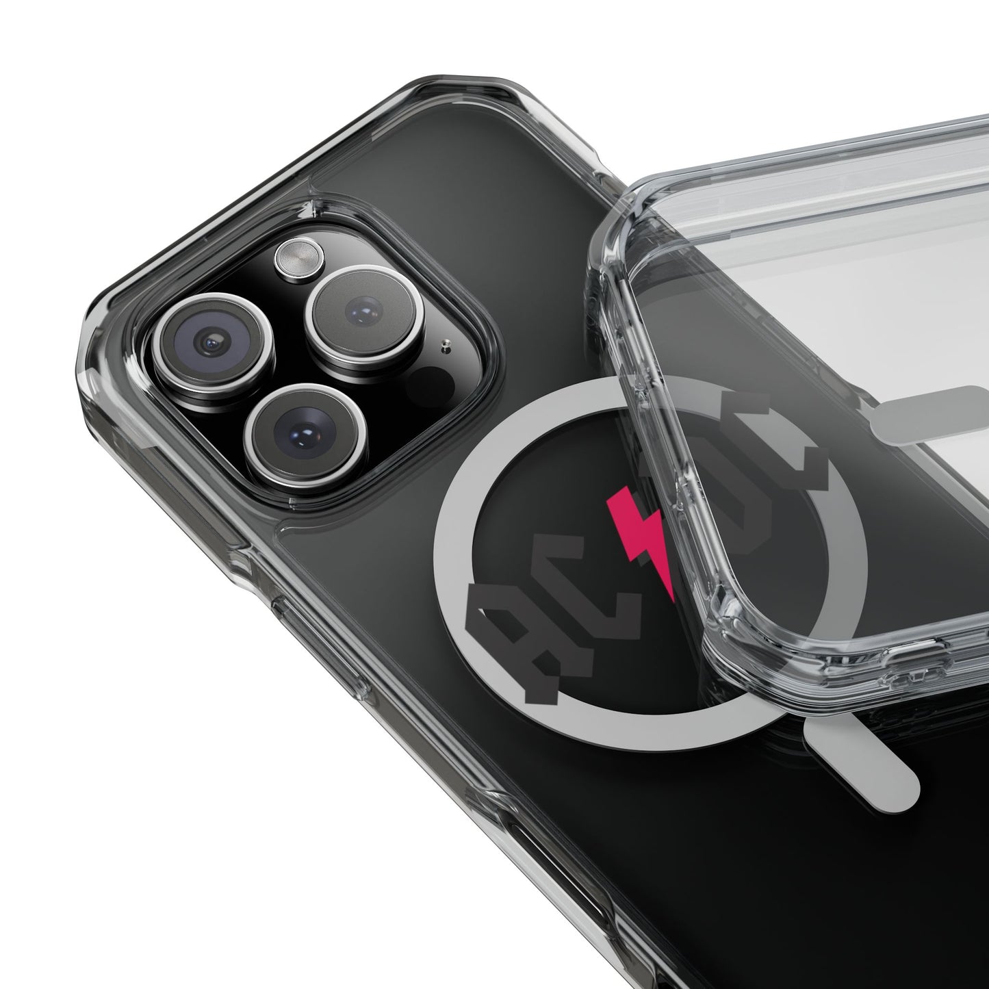 Neon Pulse Power Magnetic Clear Impact case