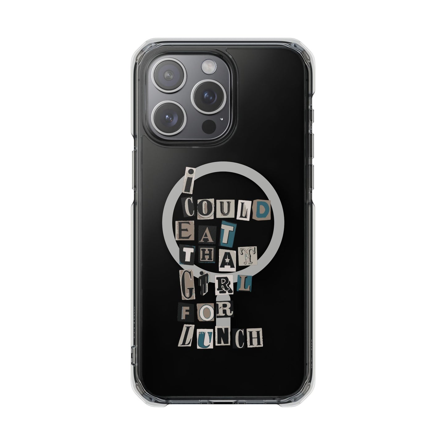 Mixed Message Collage Magnetic Clear Impact Case