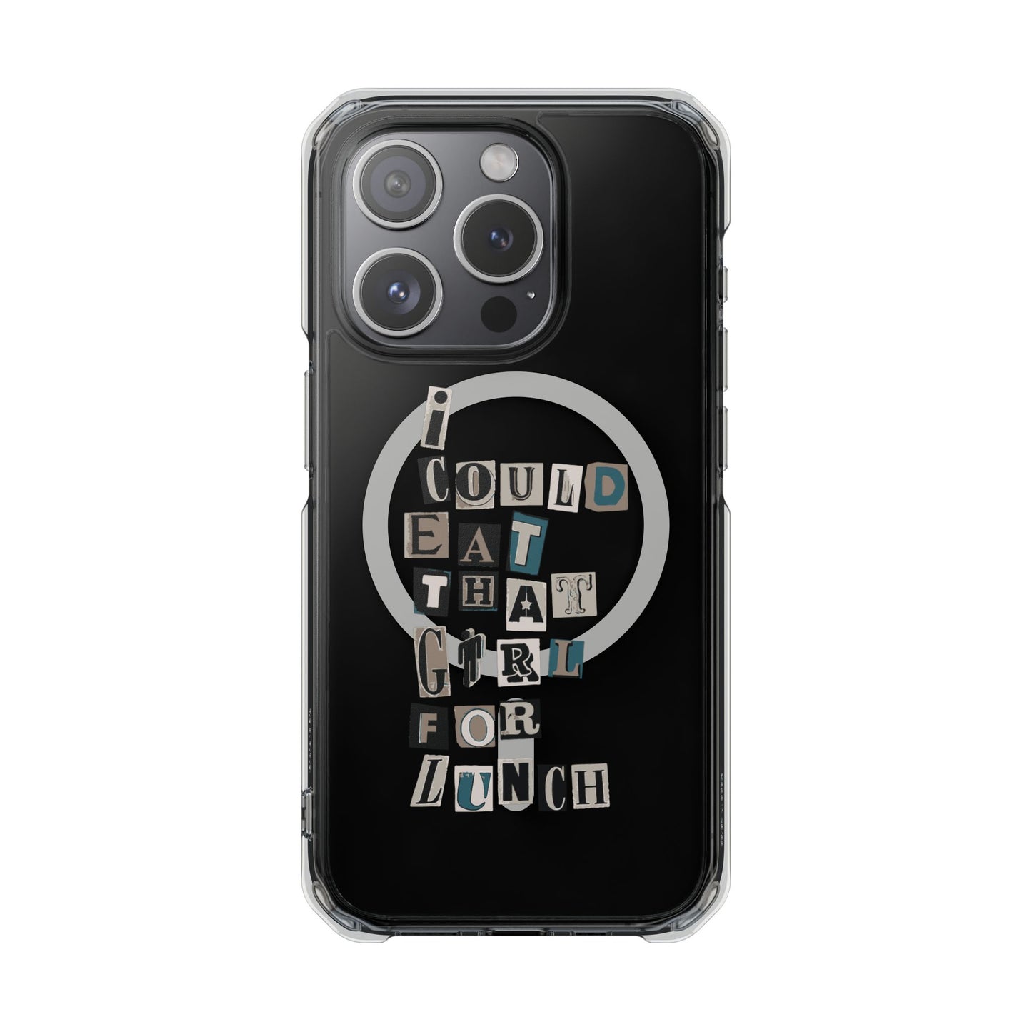 Mixed Message Collage Magnetic Clear Impact Case