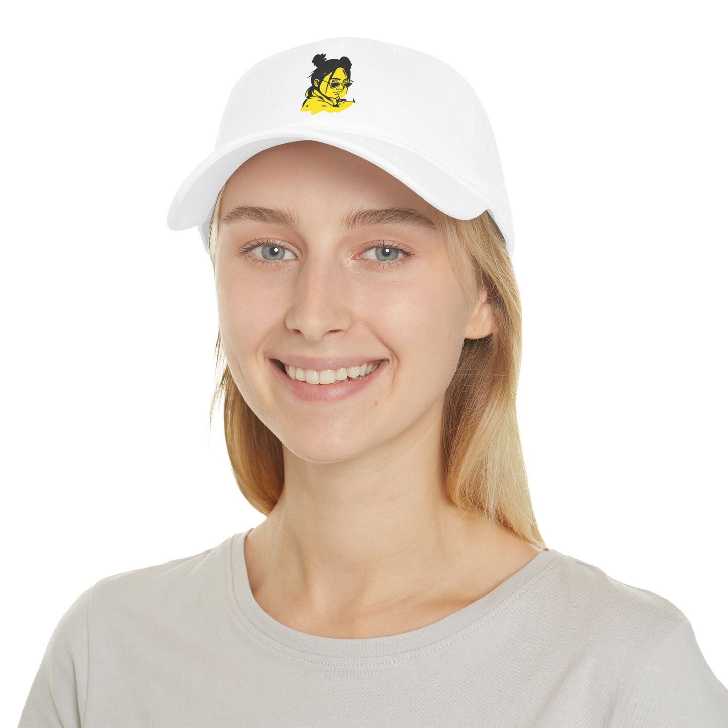 Neon Mood Portrait Baseball Cap