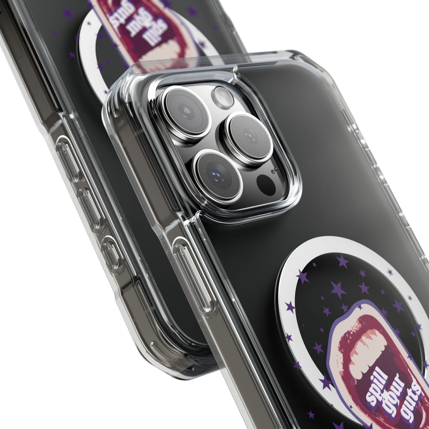 Spill Your Guts Scream Magnetic Clear Impact Case