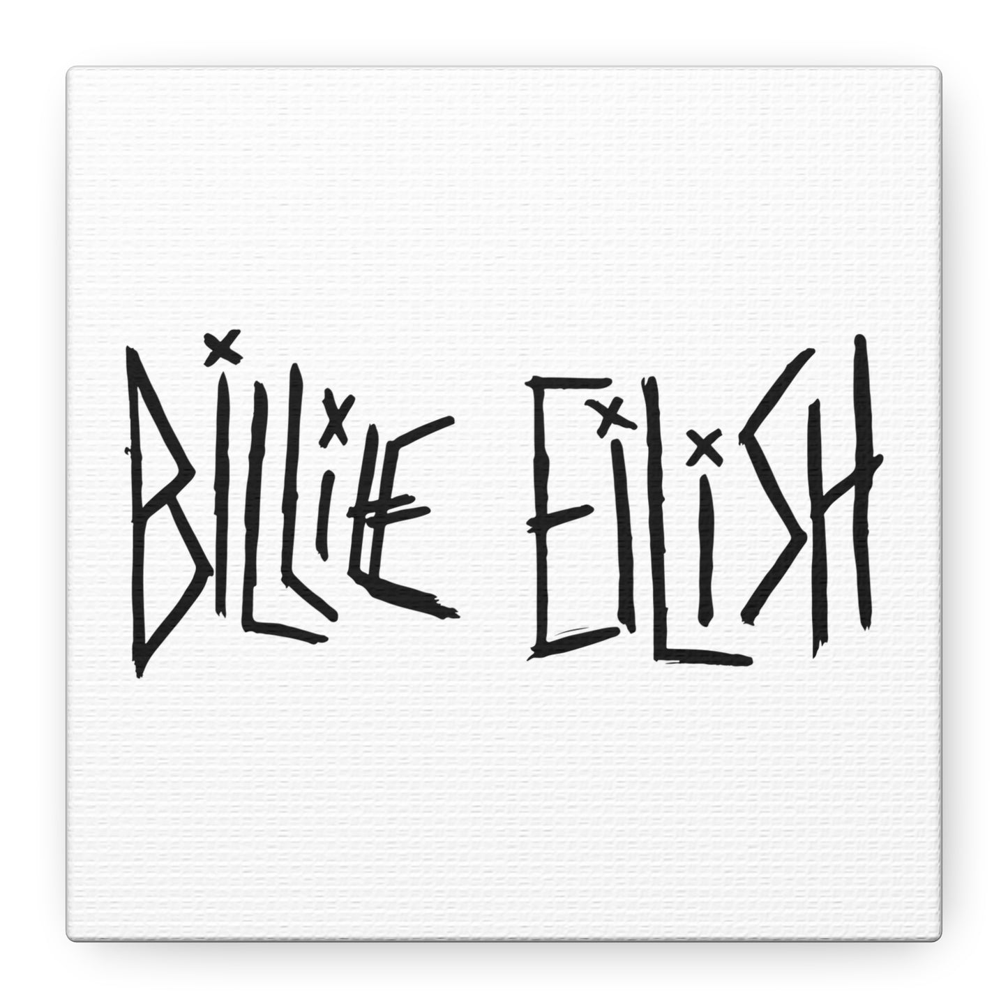 Twisted Ink Font Matte Canvas