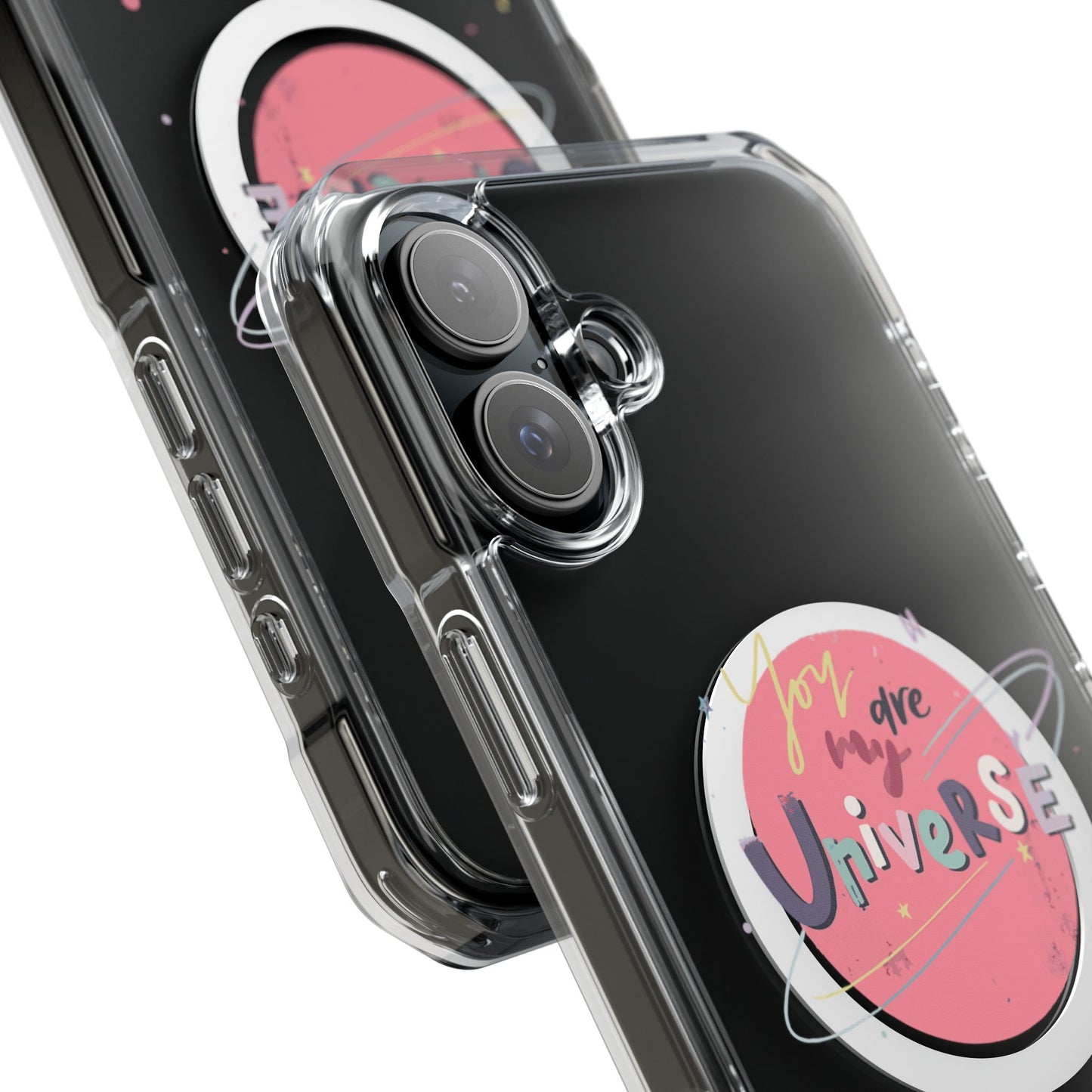 Pastel Planet & Universe Magnetic Clear Impact case