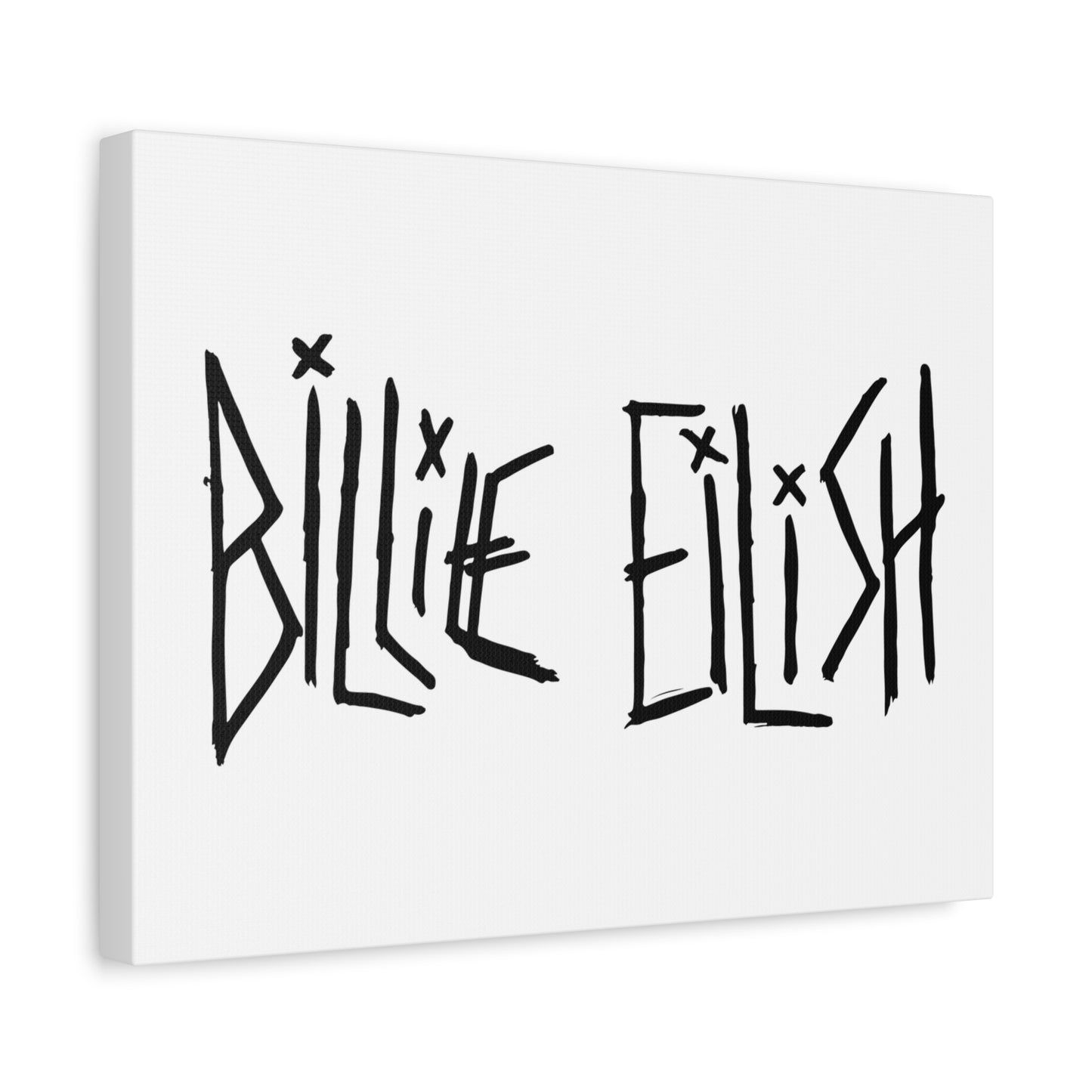 Twisted Ink Font Matte Canvas