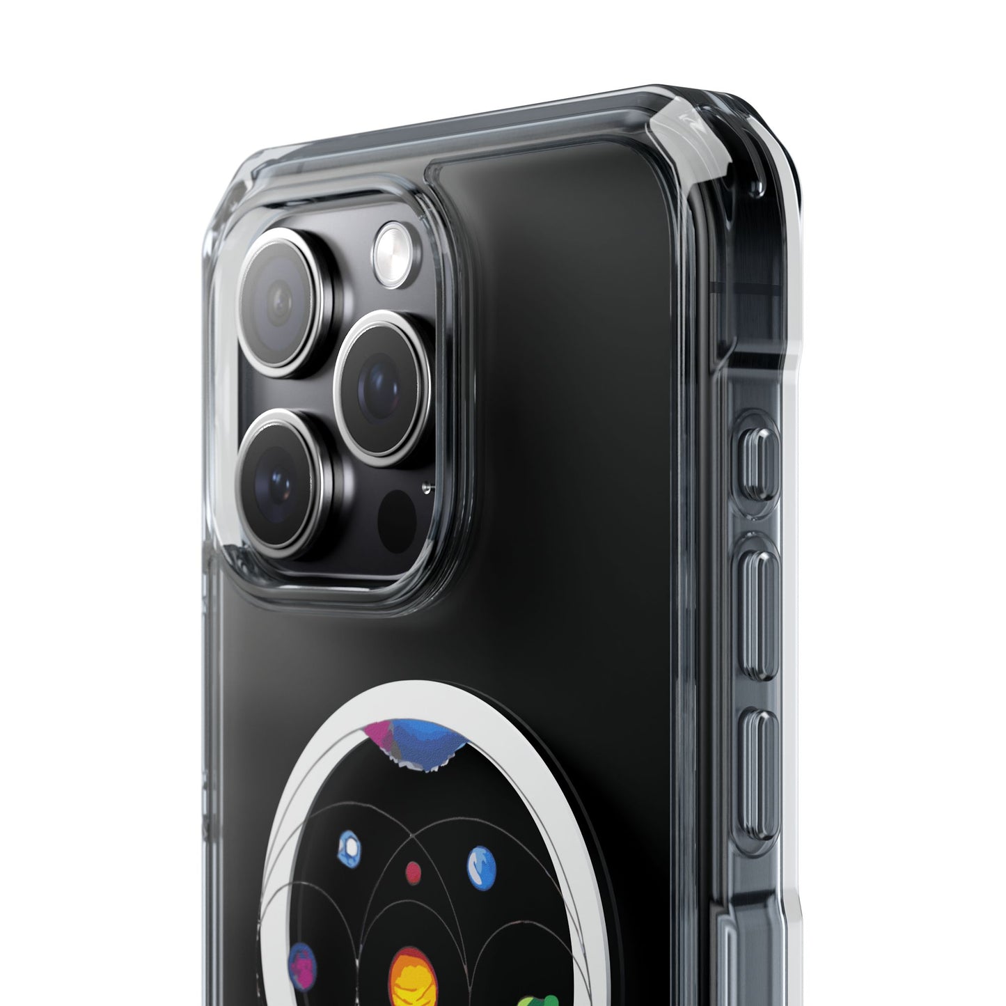 Colorful Planetary Orbit Diagram Magnetic Clear Impact case