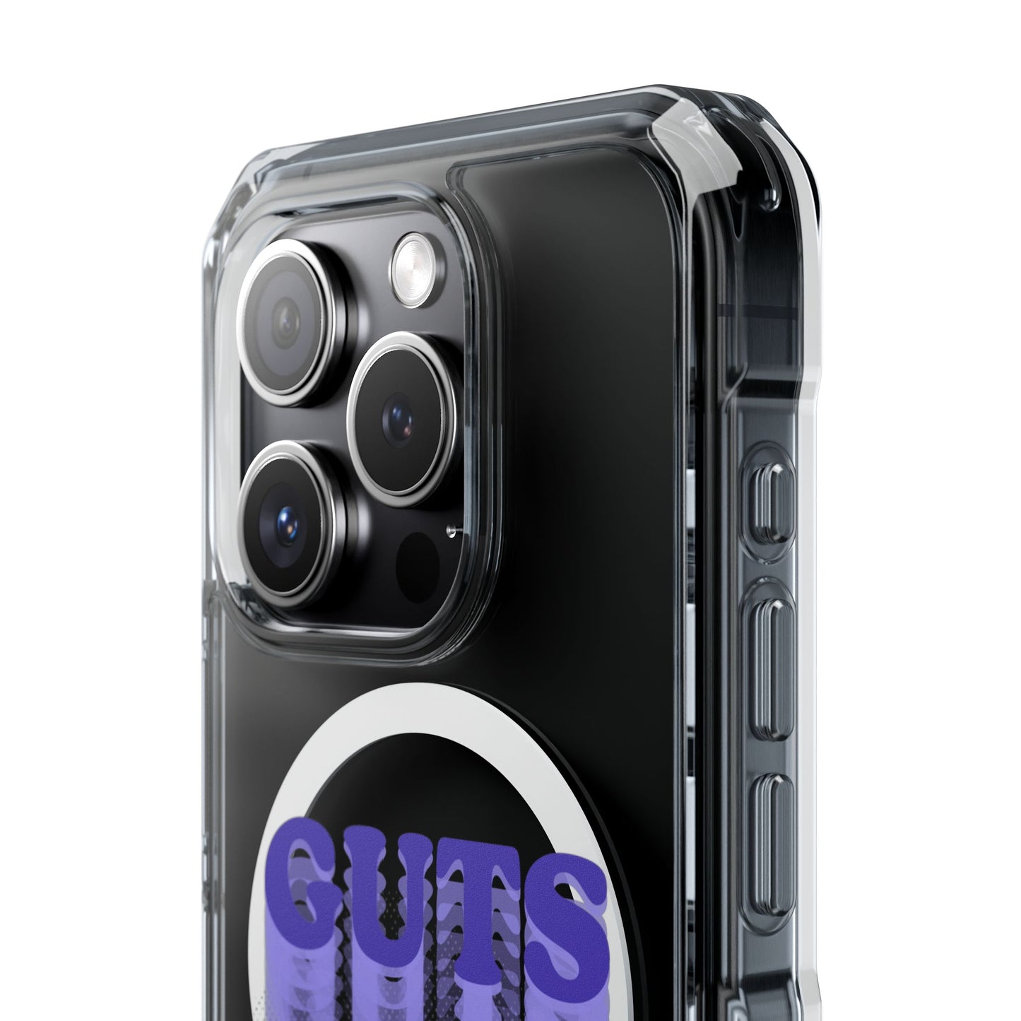 Guts Drip Effect Halftone Magnetic Clear Impact Case