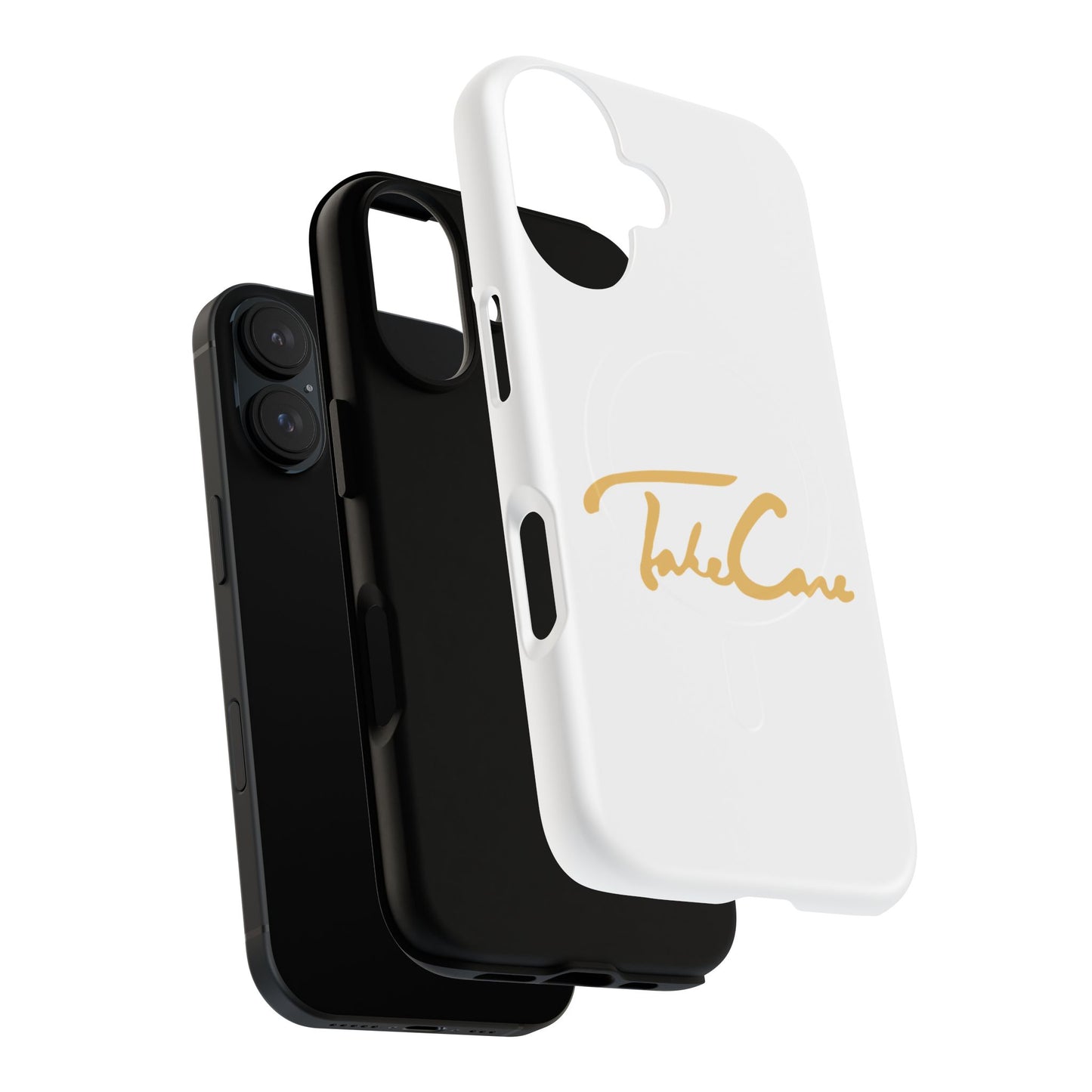 Take Care Gold Script Tough Magnetic Cases