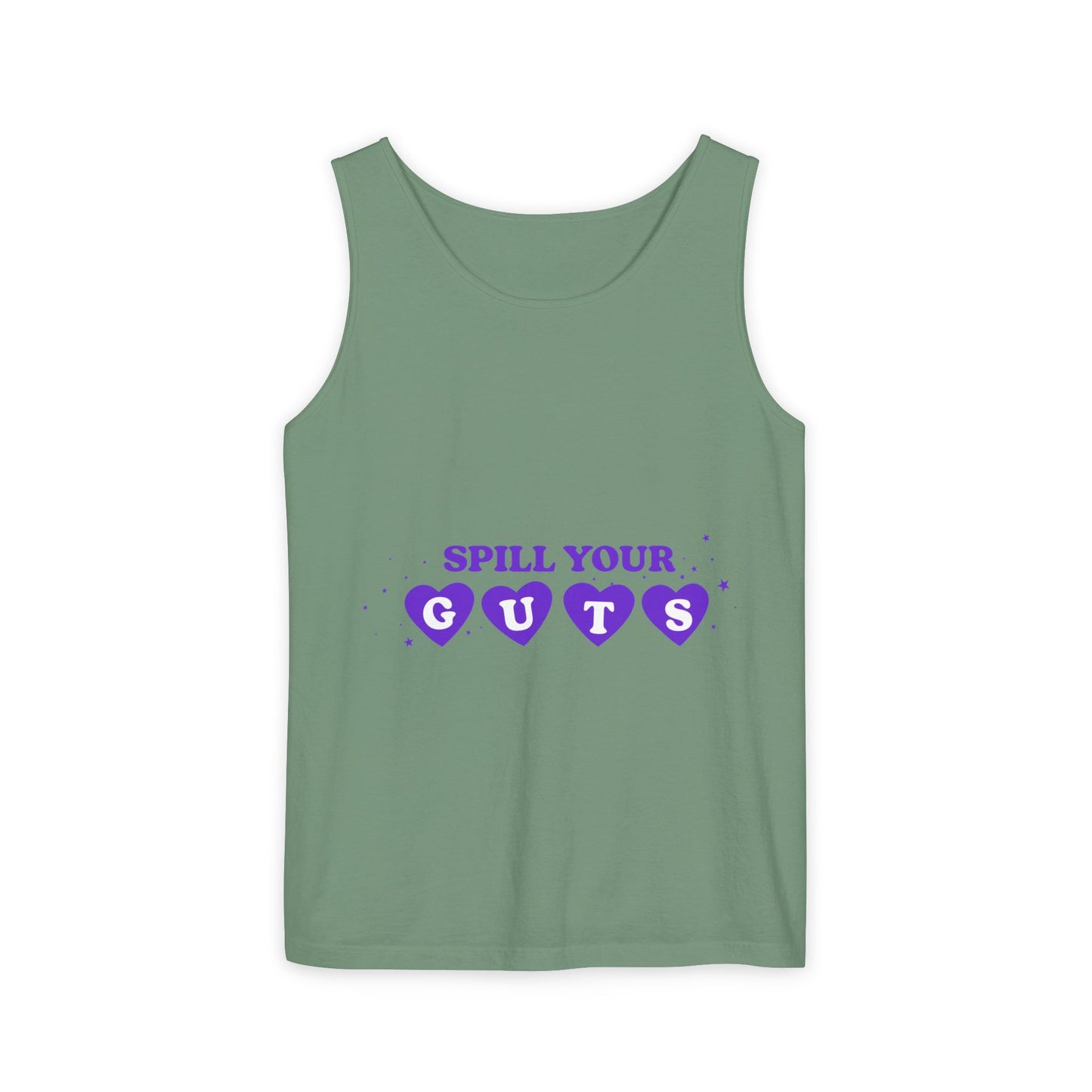 Spill Your Guts Heart-Dyed Tank Top