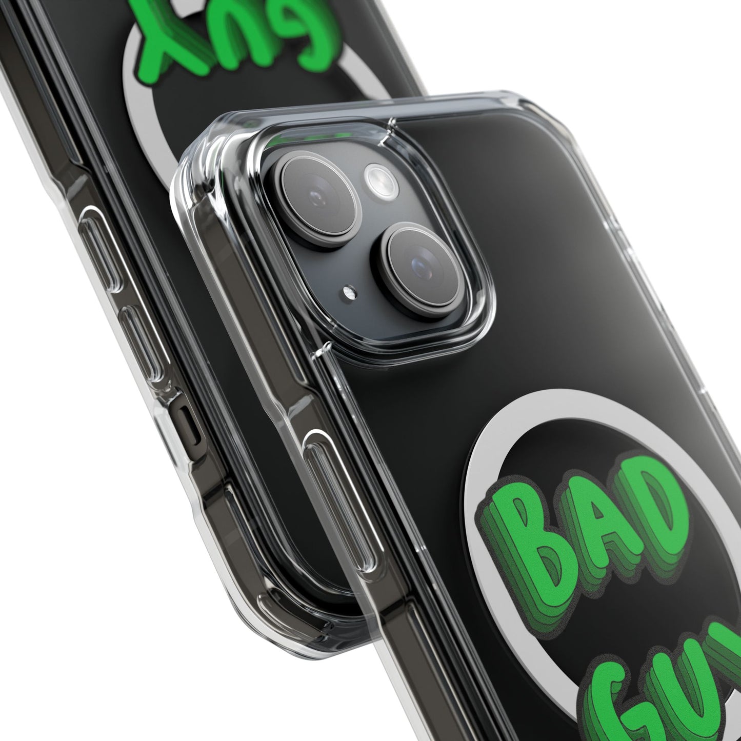 Bold 3D Bad Mood Magnetic Clear Impact Case