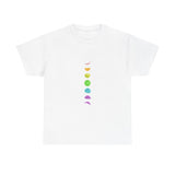 Rainbow Lunar Phases Unisex Cotton Tee