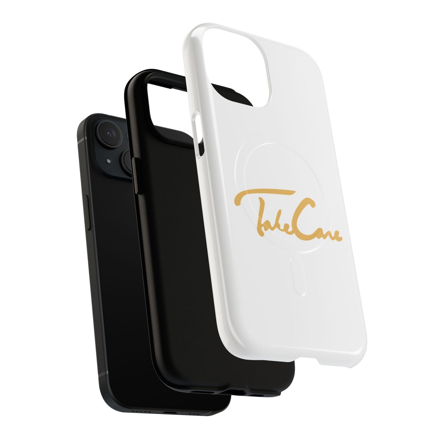 Take Care Gold Script Tough Magnetic Cases