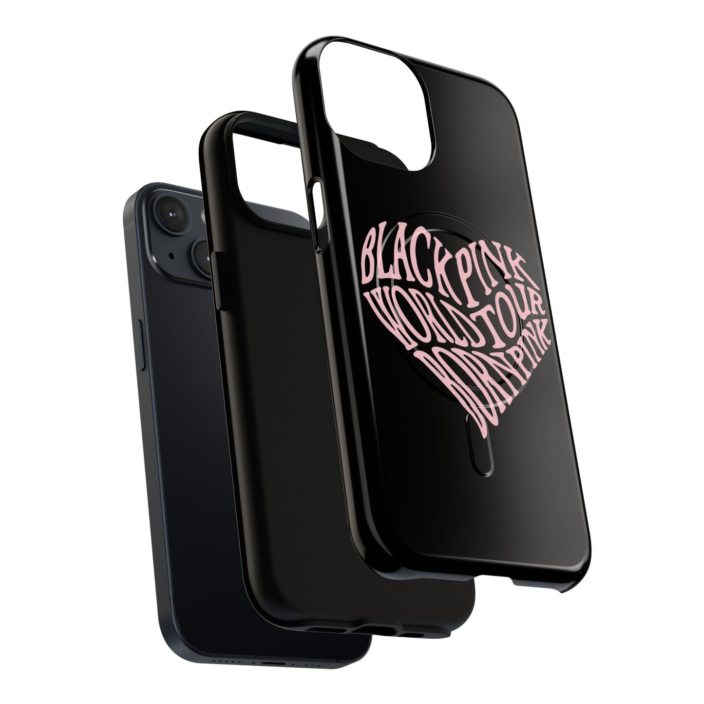 Iphone Born Pink Heart Typography - Tough Magnetic Phone Case