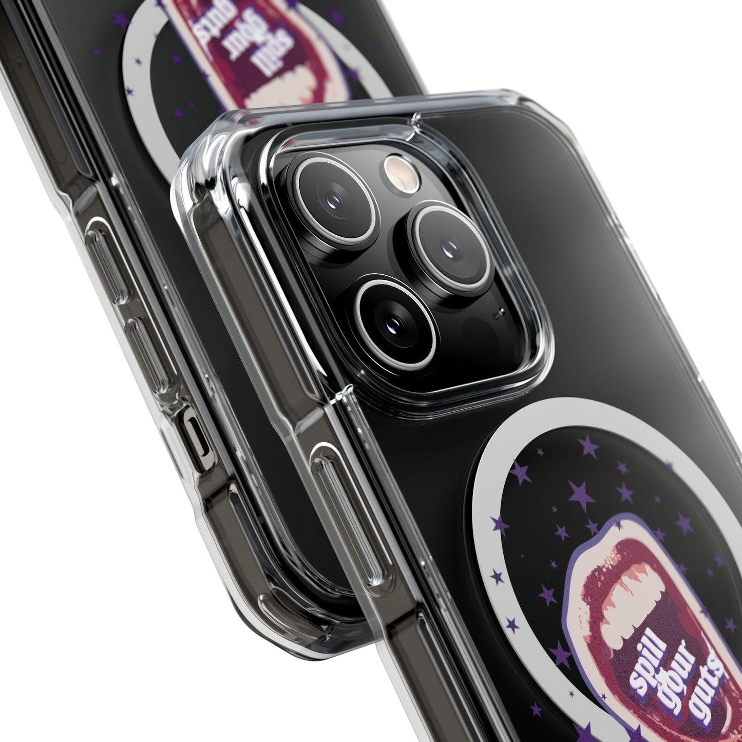 Spill Your Guts Scream Magnetic Clear Impact Case