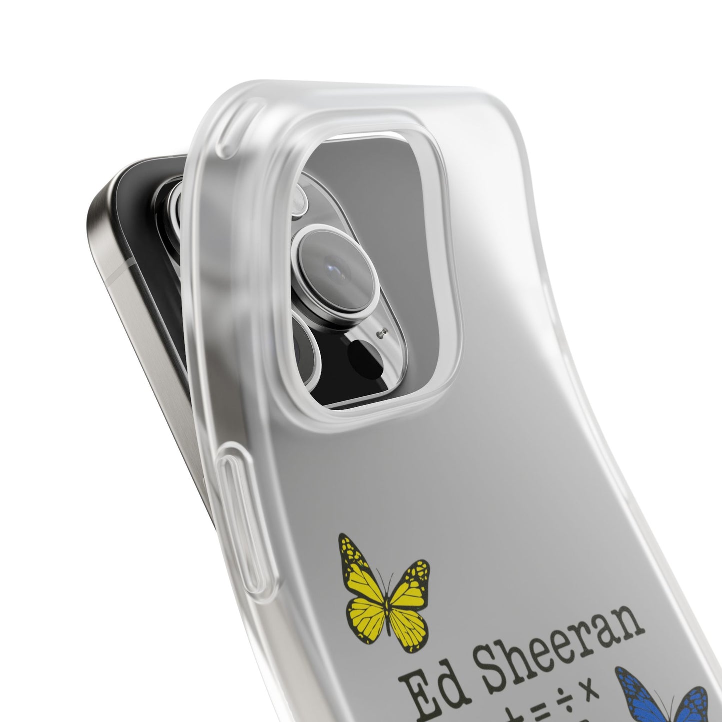 Flexi Case – Ed Sheeran butterfly edition (iPhone X–16 Pro Max)