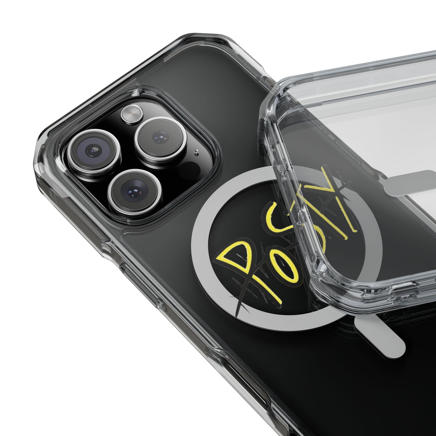 Abstract Black Barbed Wire Magnetic Impact Case