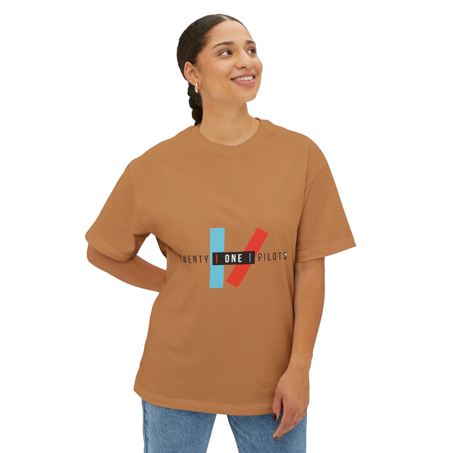Parallel Vibe Unisex Oversized Boxy Tee