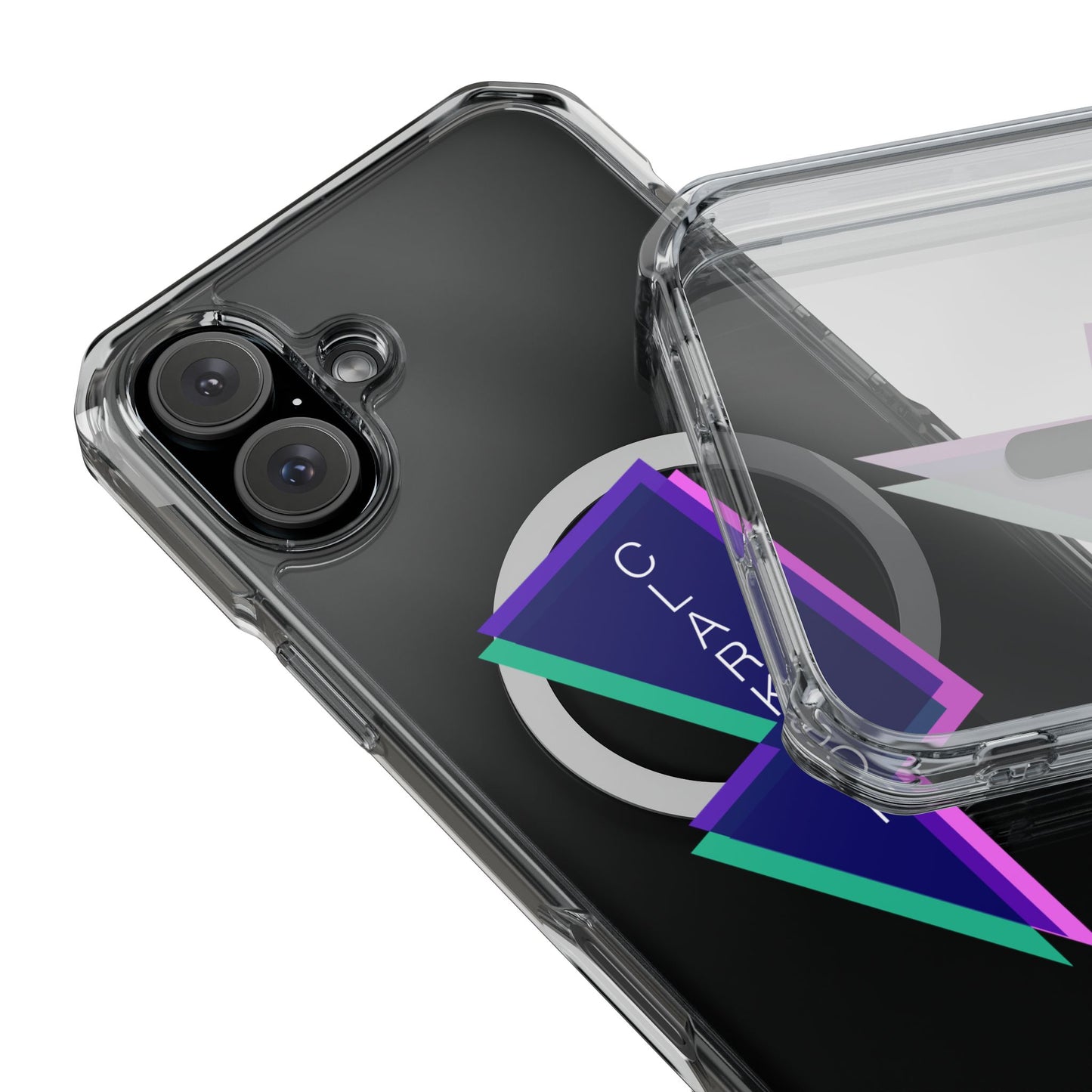 Neon Bolt Energy Magnetic clear Impact Case