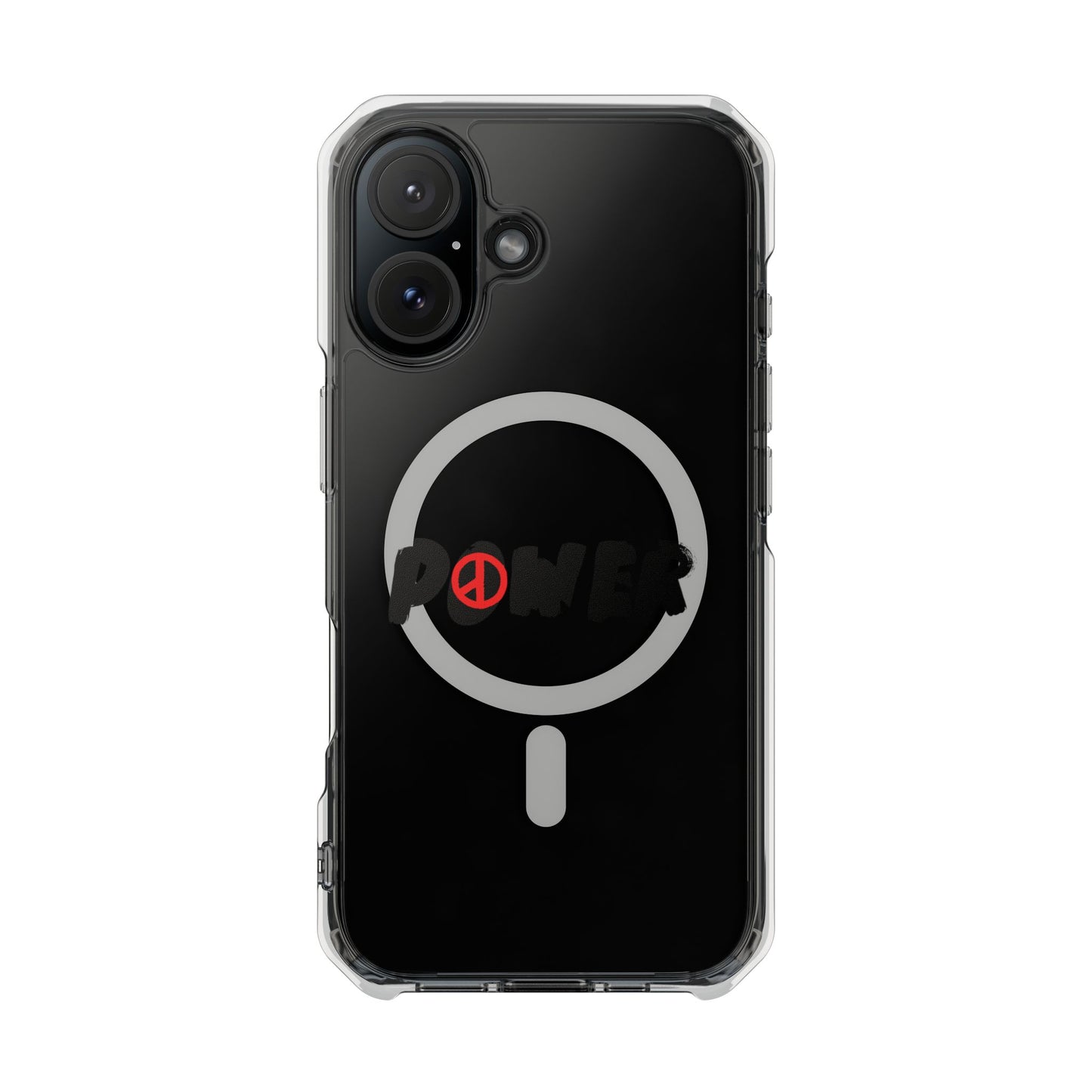 Peace Vibes Streetwear Magnetic Clear Impact Case