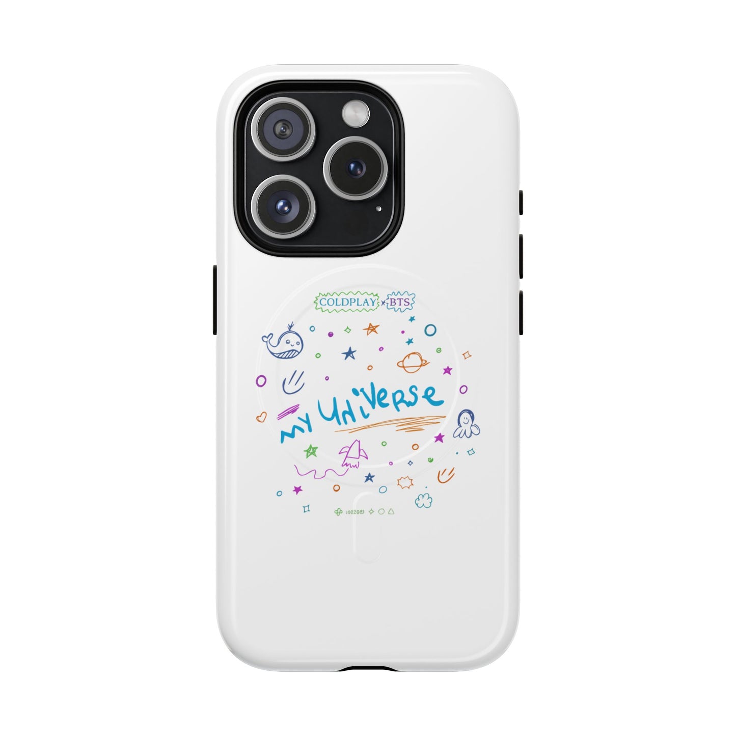 Neon Space Doodles Tough Magnetic Case