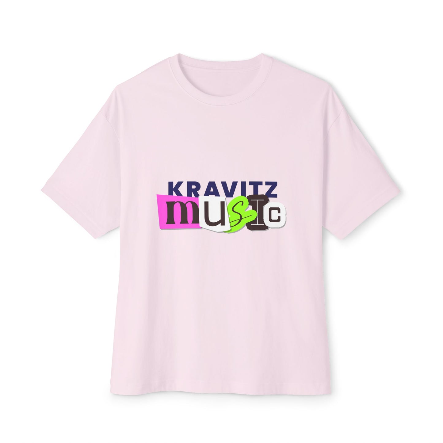 Mixed Tape Music Unisex Oversized Boxy tee