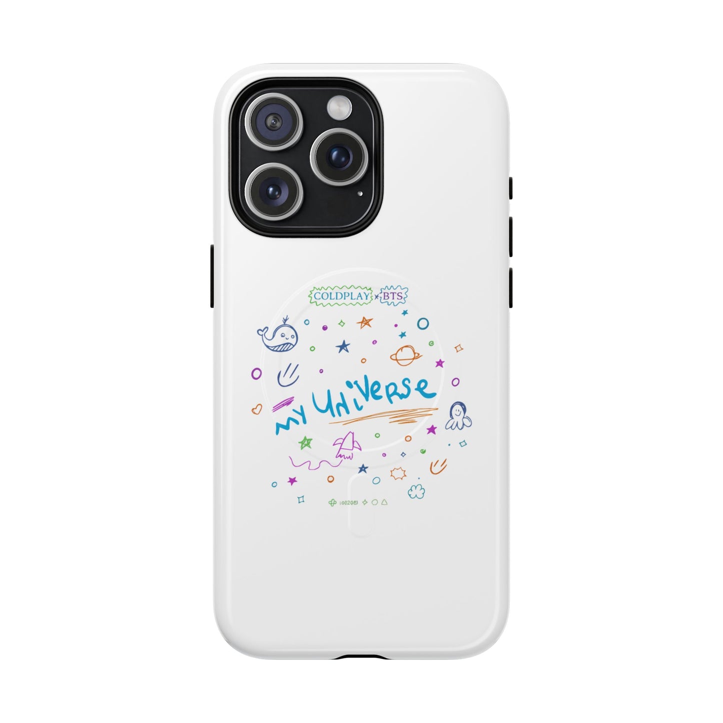 Neon Space Doodles Tough Magnetic Case
