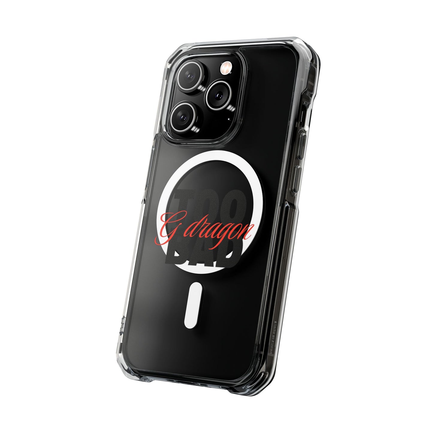 Signature Flame Script Magnetic Clear Impact Case