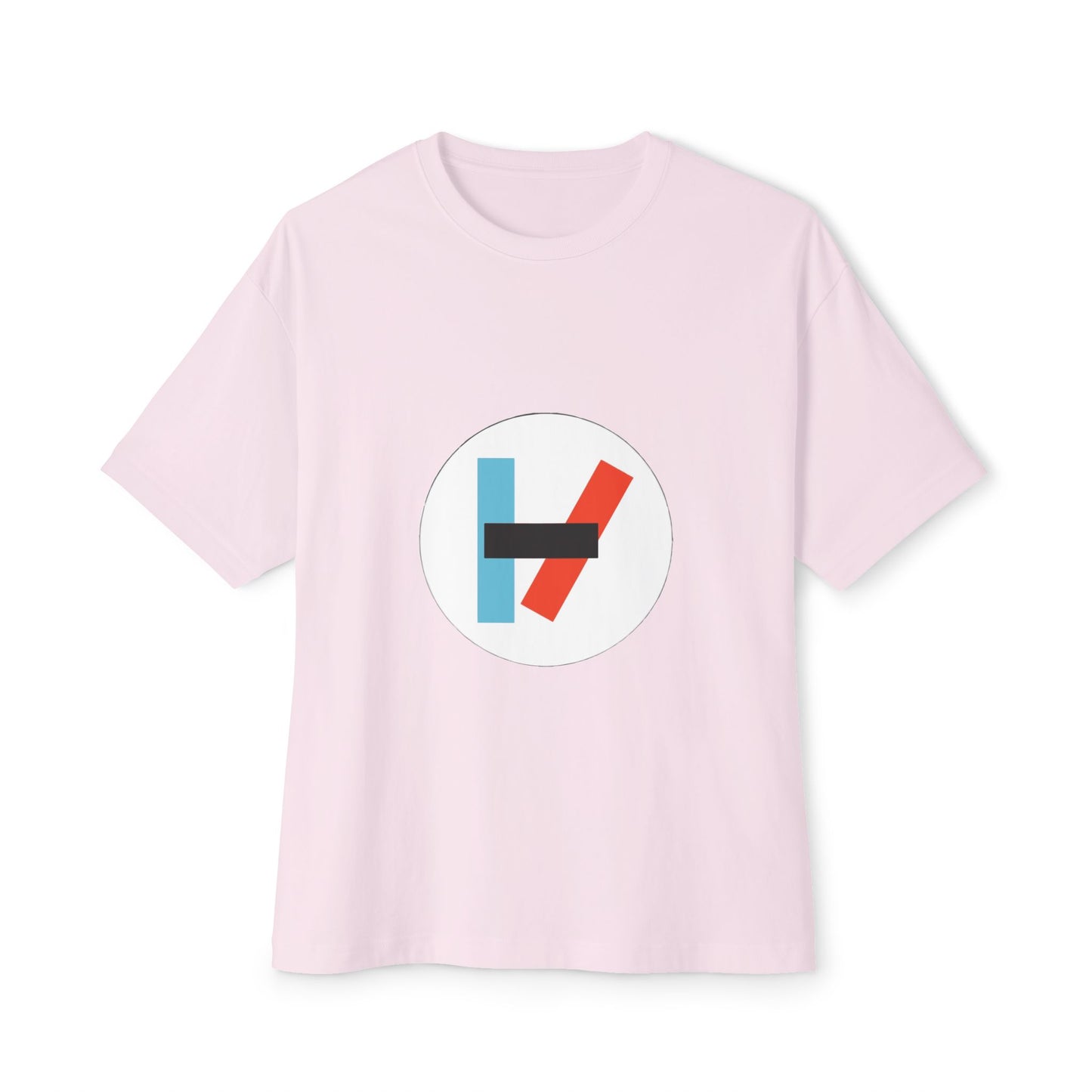 Circle Flame Unisex Oversized Boxy Tee