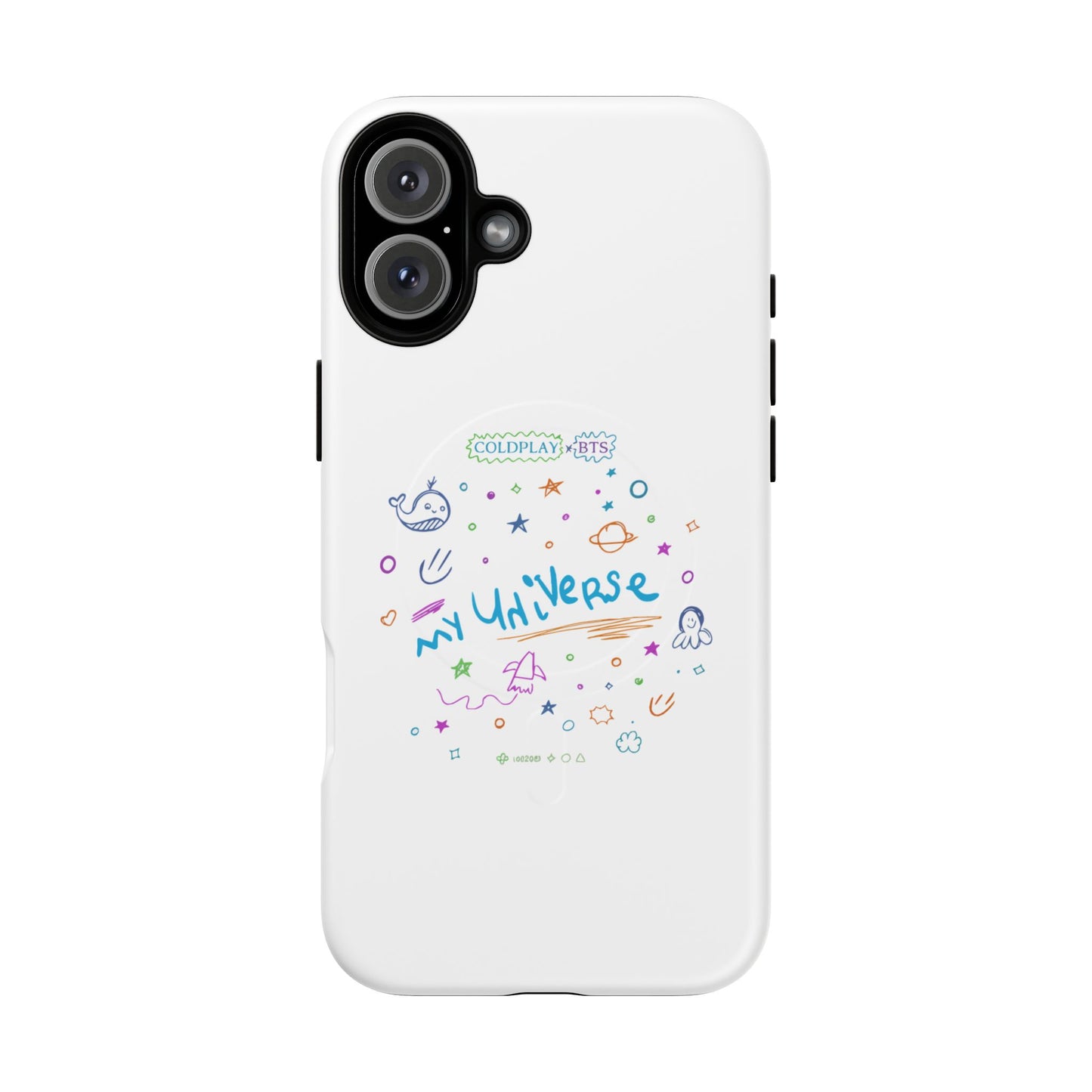 Neon Space Doodles Tough Magnetic Case