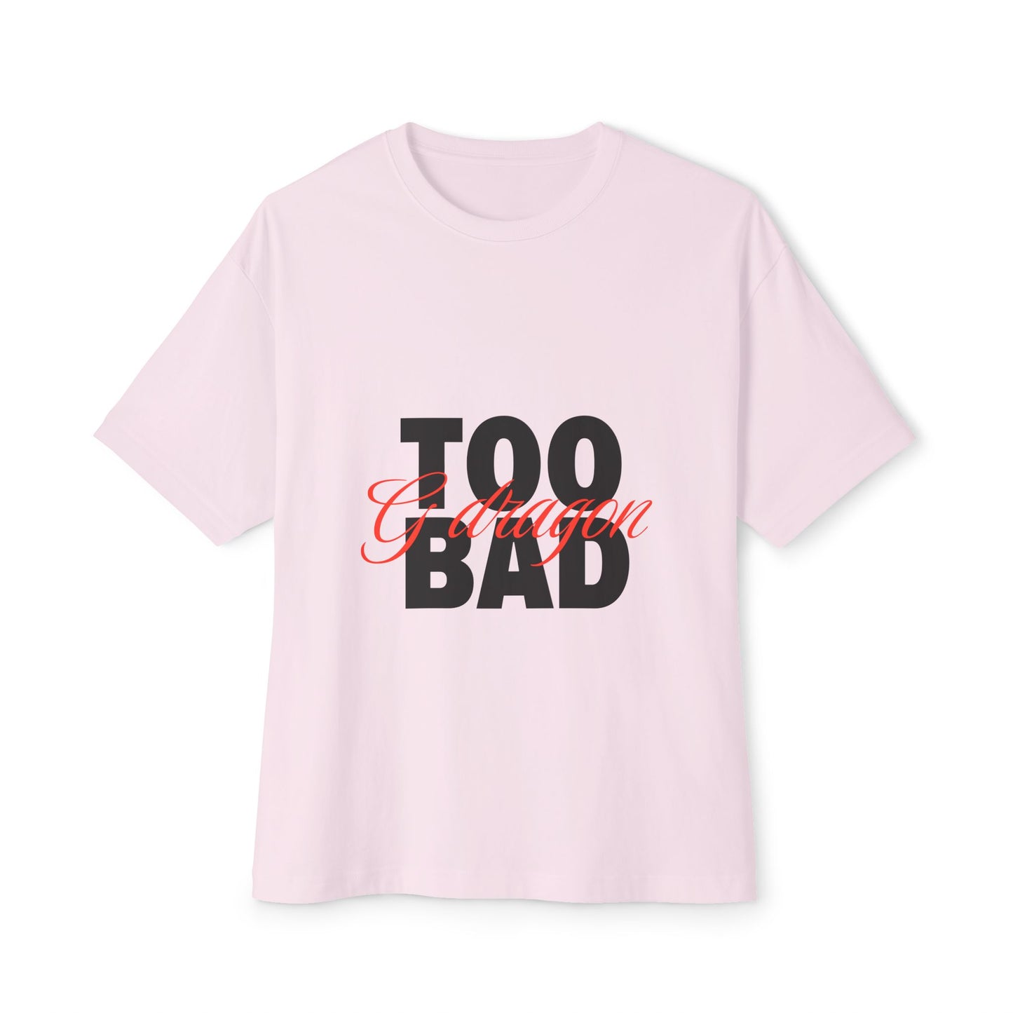 Signature Flame Script Unisex Oversized Boxy Tee