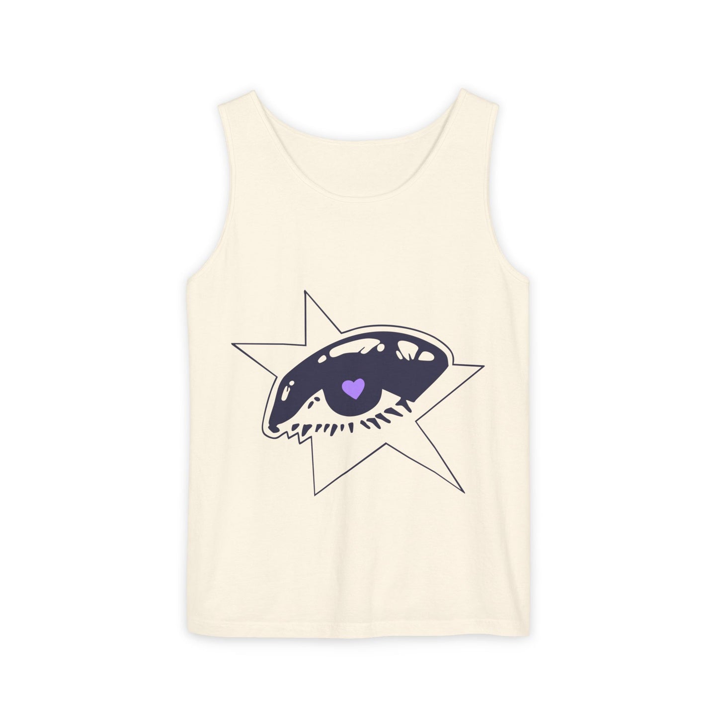 Purple Starry Eye-Dyed Tank Top