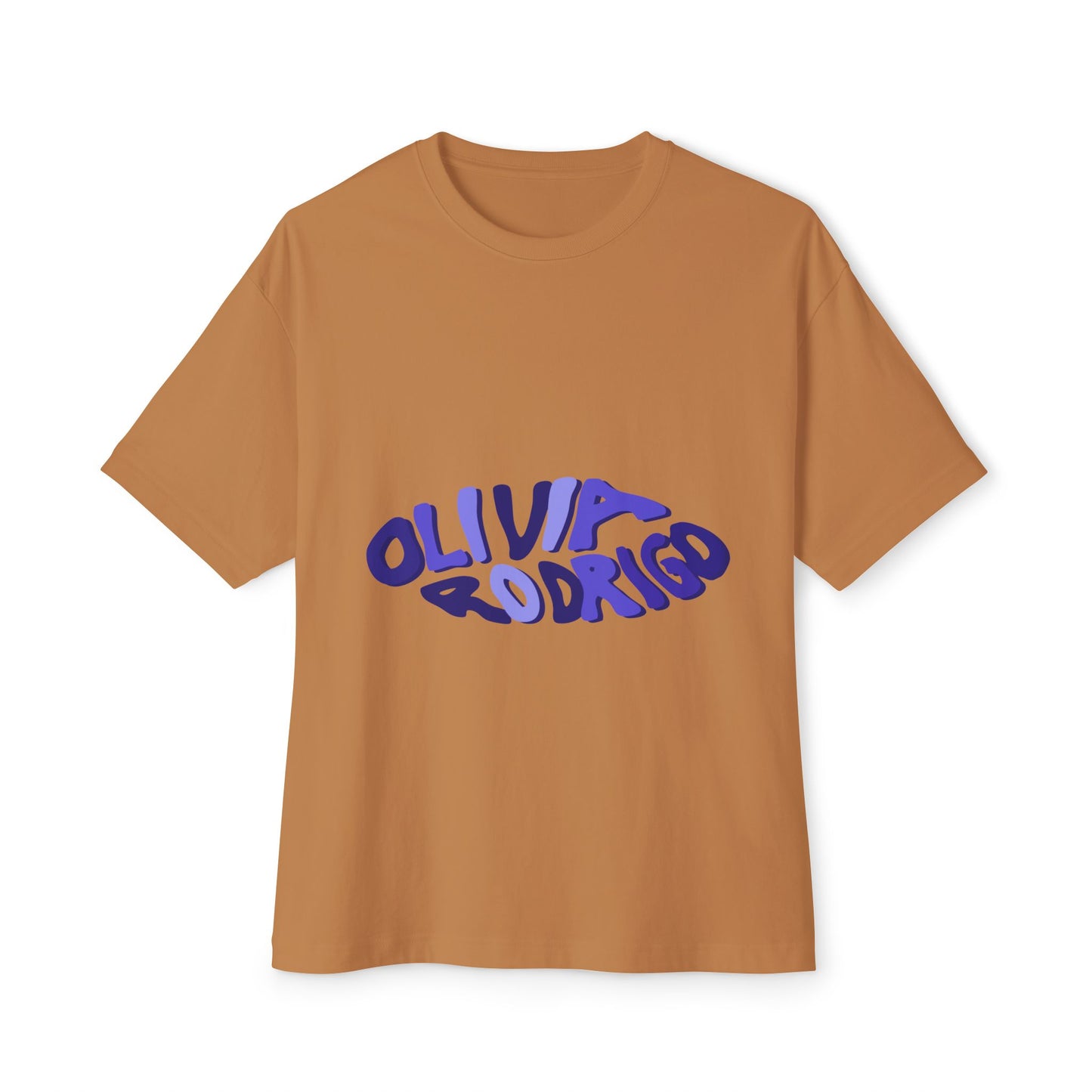 Olivia Rodrigo Wavy Text-Oversized Tee