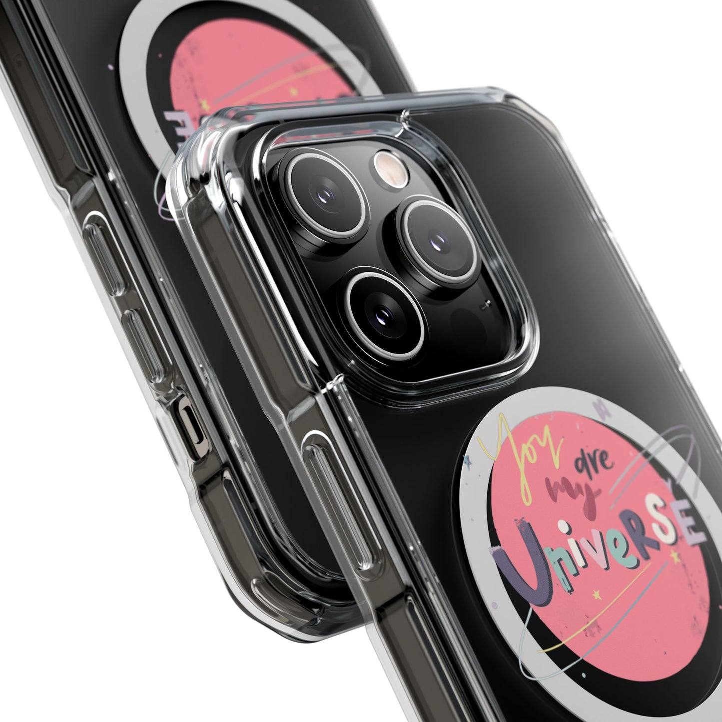 Pastel Planet & Universe Magnetic Clear Impact case