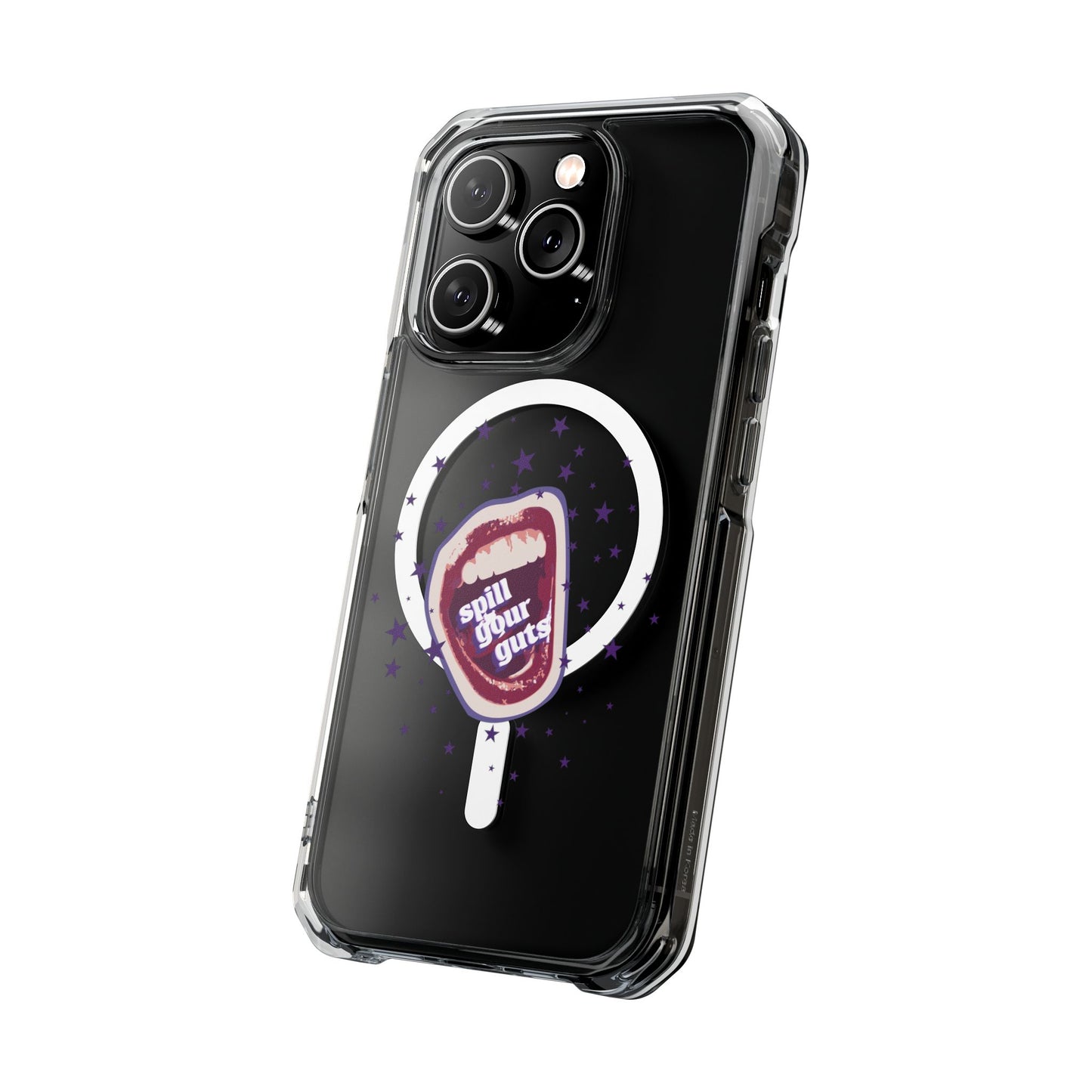 Spill Your Guts Scream Magnetic Clear Impact Case