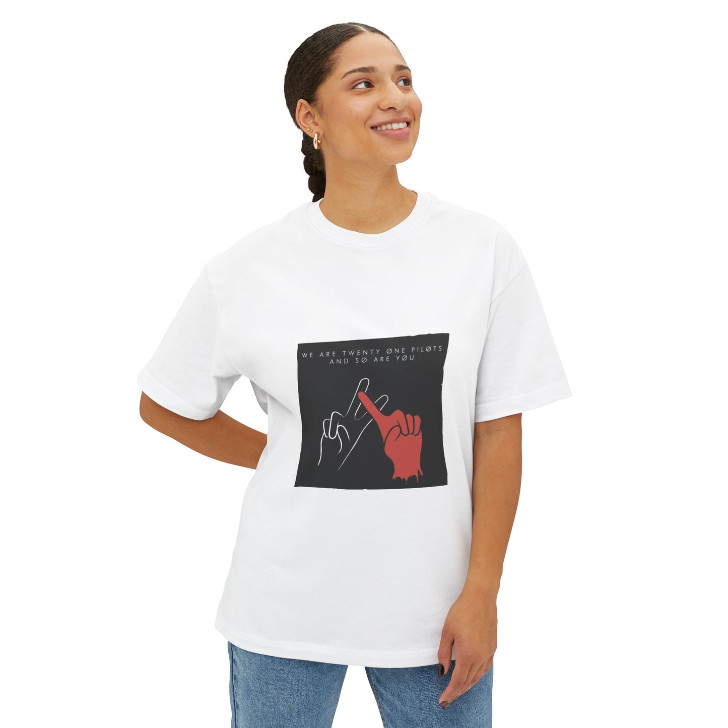Unity Signal Unisex Oversized Boxy Tee