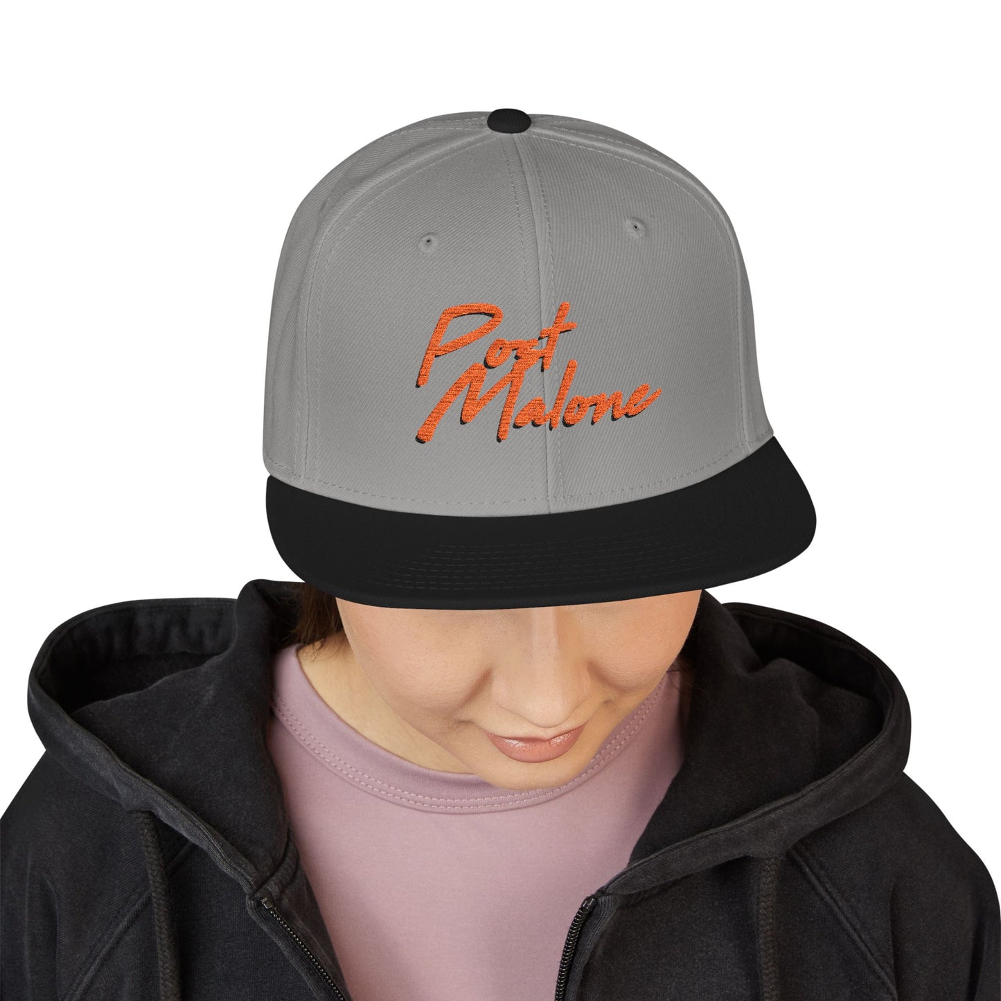 Snapback (Embroidery) – Post Malone Name Design