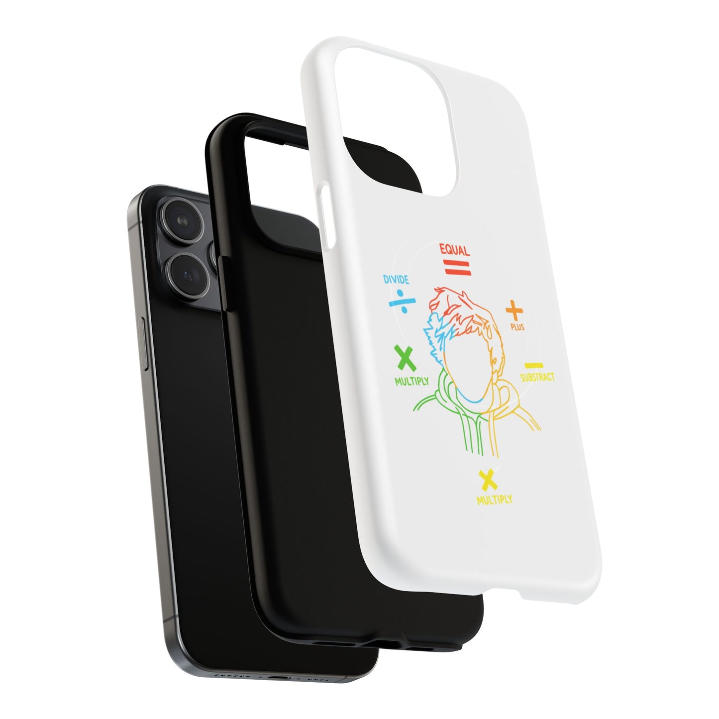 Minimalist Divide Symbol with Brush Tough Magnetic case