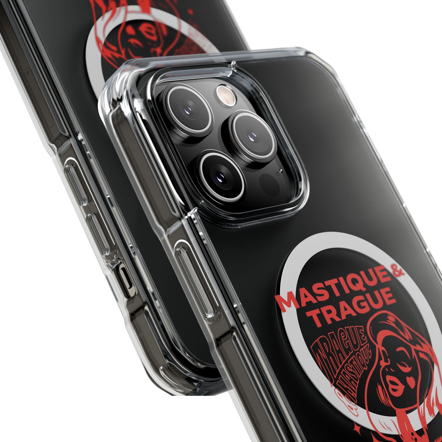 Fierce Femme in Red Clear Impact case