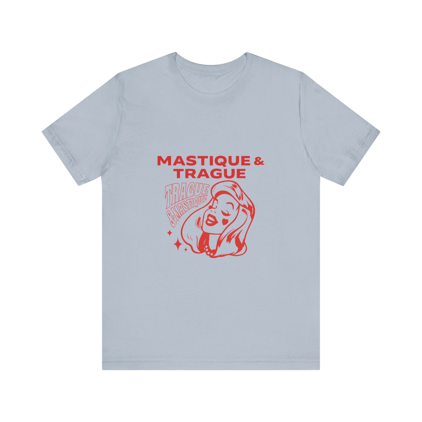 Fierce Femme in Red Unisex jersey short sleeve tee