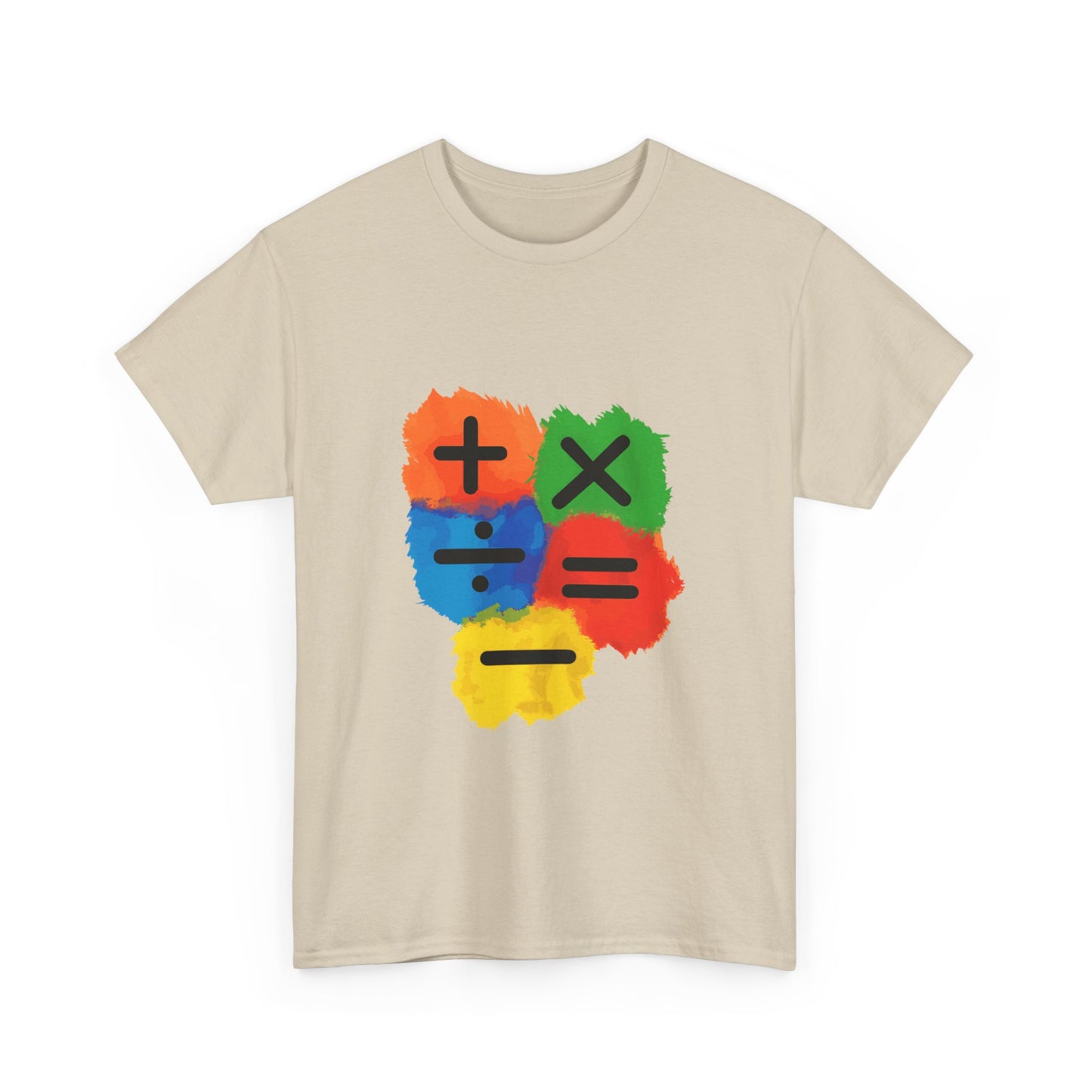 Orange Equals Symbol Unisex Heavy Cotton Tee