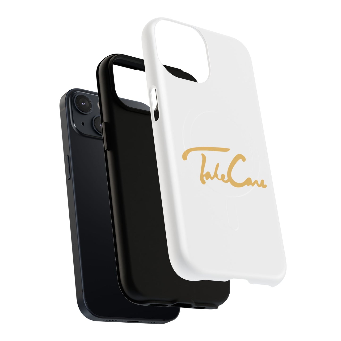 Take Care Gold Script Tough Magnetic Cases