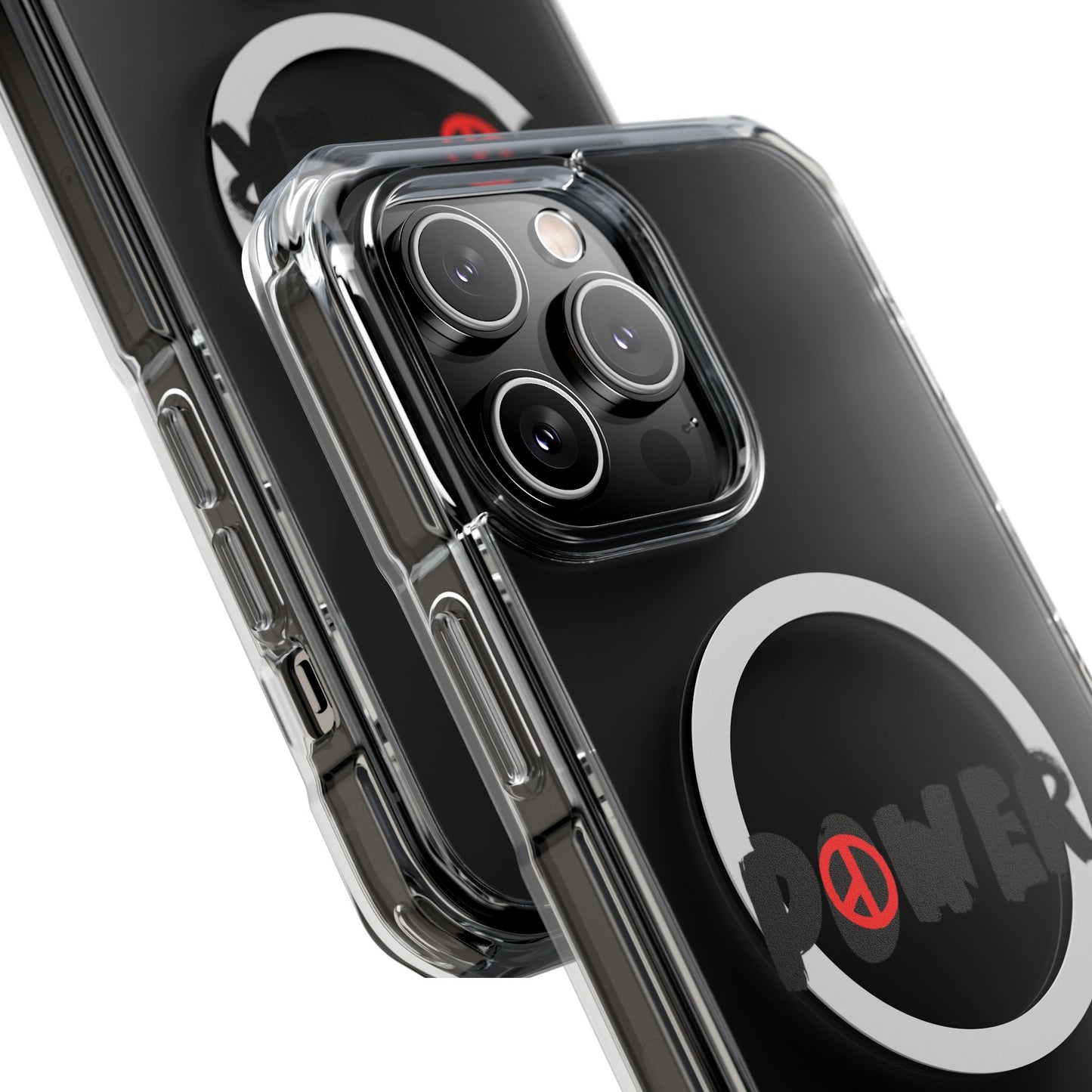 Peace Vibes Streetwear Magnetic Clear Impact Case